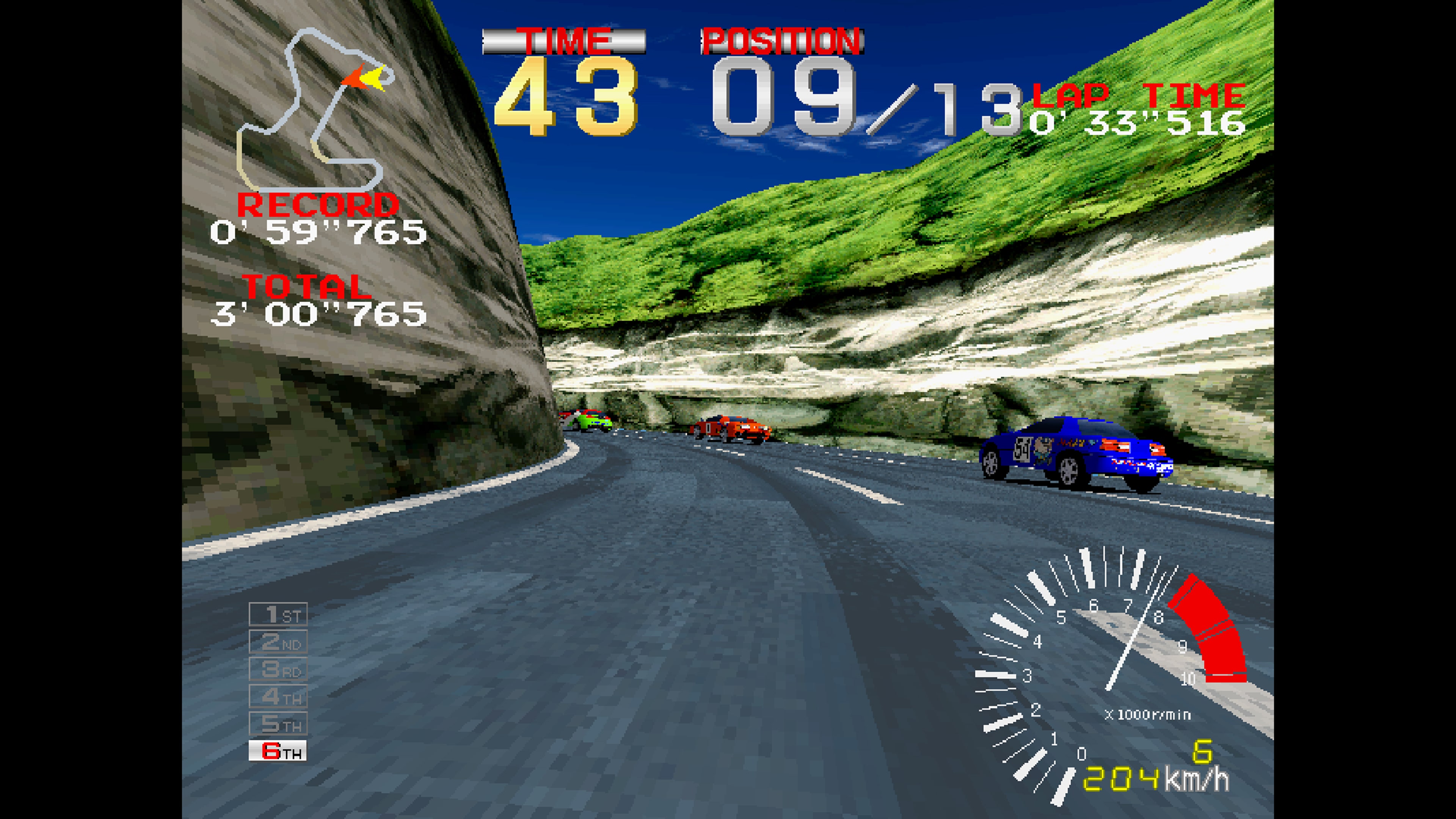 #8. Arcade Archives 2 RIDGE RACER (PlayStation) 由: HAMSTER Corporation