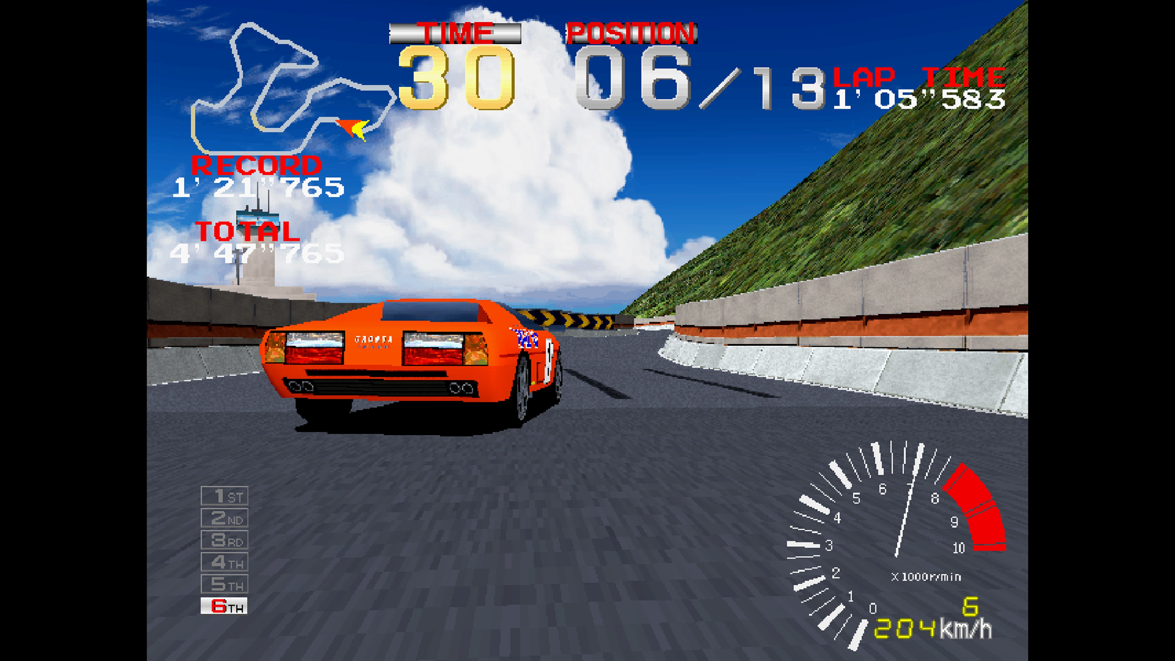 #5. Arcade Archives 2 RIDGE RACER (PlayStation) 由: HAMSTER Corporation