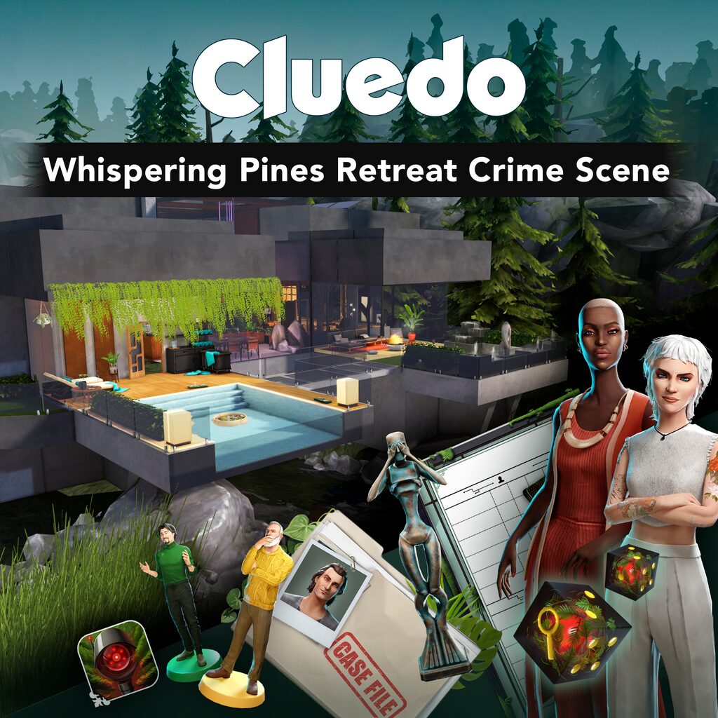 Cluedo: Whispering Pines Retreat Crime Scene