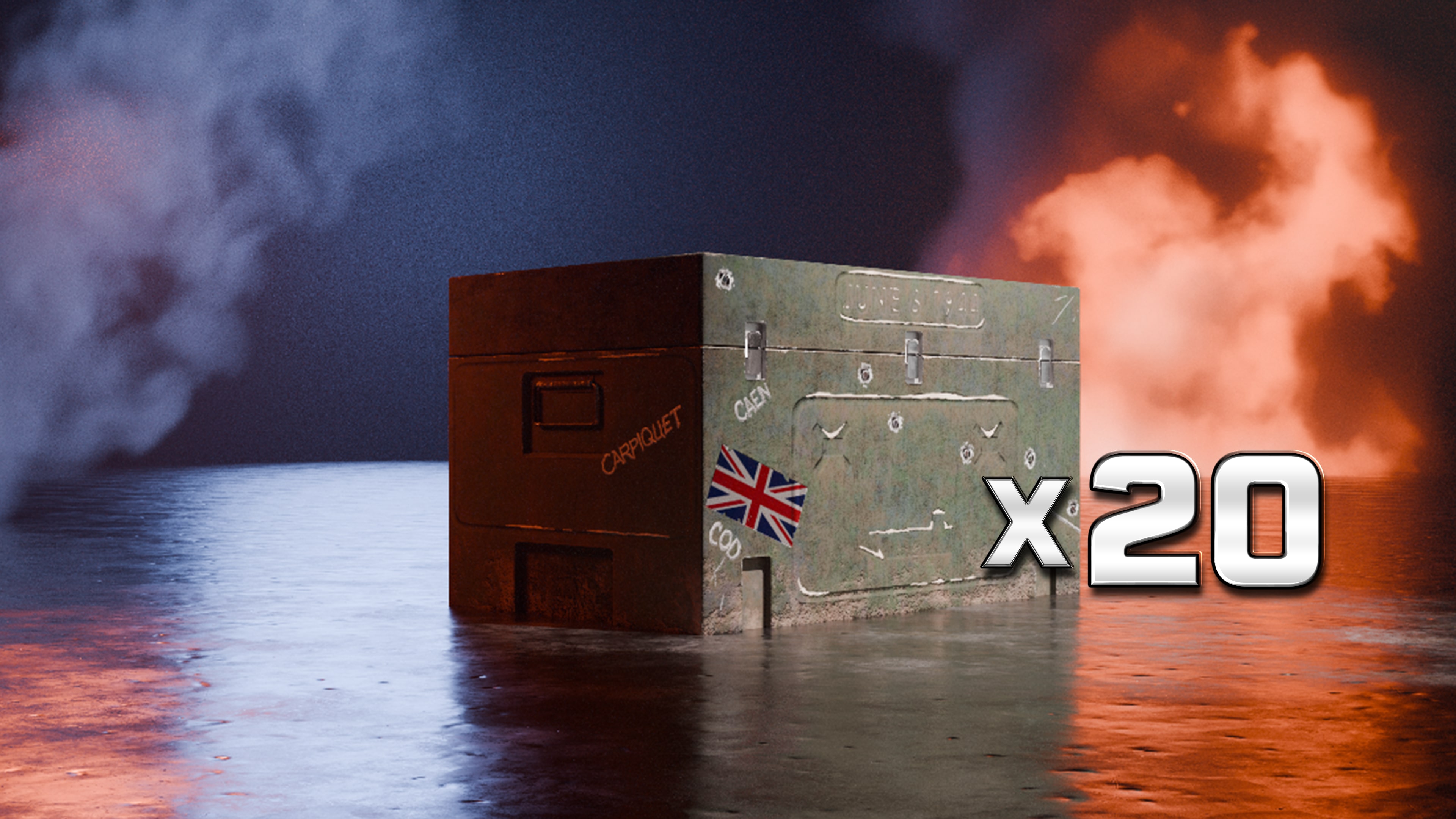 World of Tanks Modern Armor – 20个霸王战争宝箱 (中日英韩文版)
