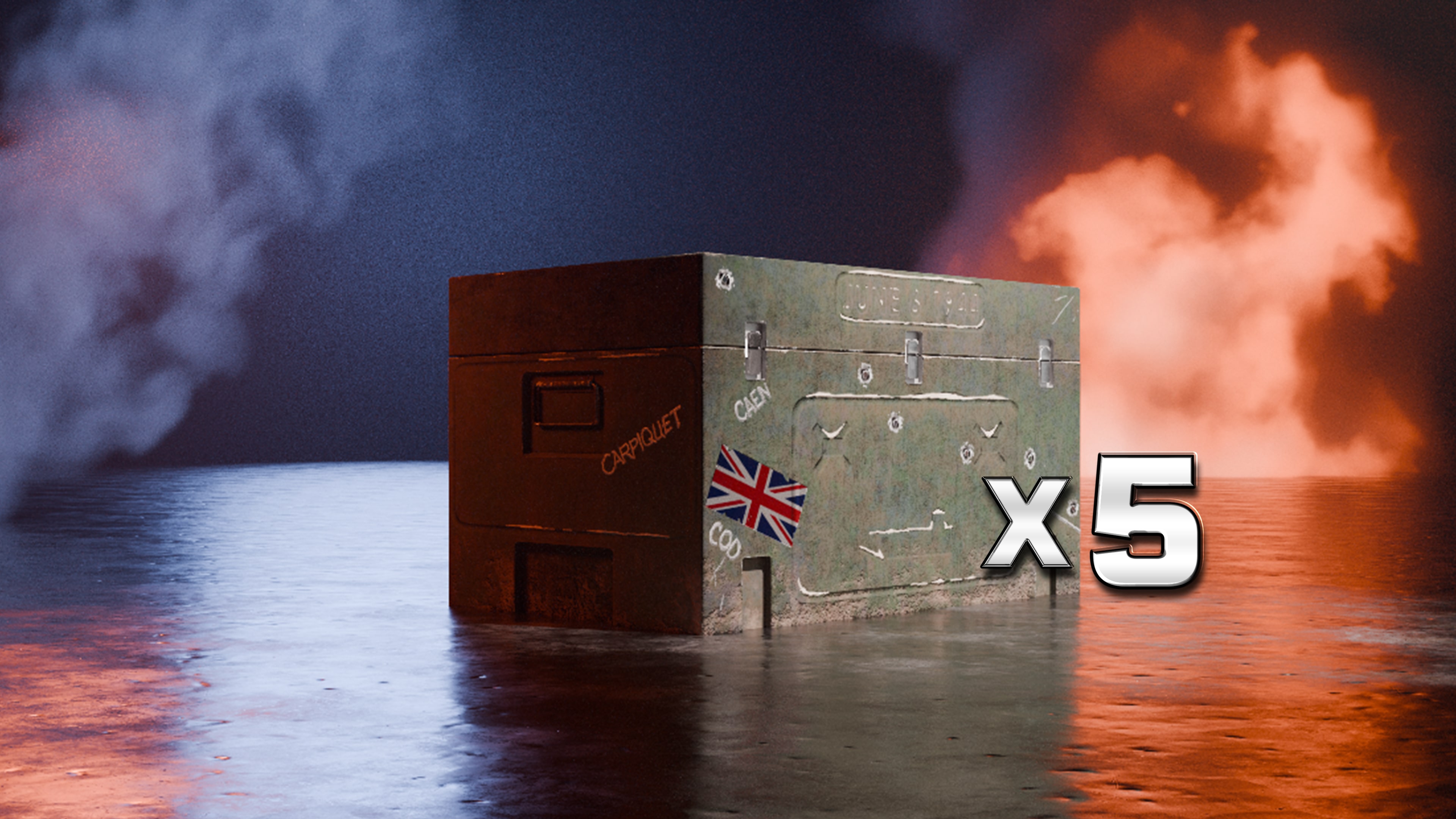 World of Tanks Modern Armor – 5个霸王战争宝箱 (中日英韩文版)