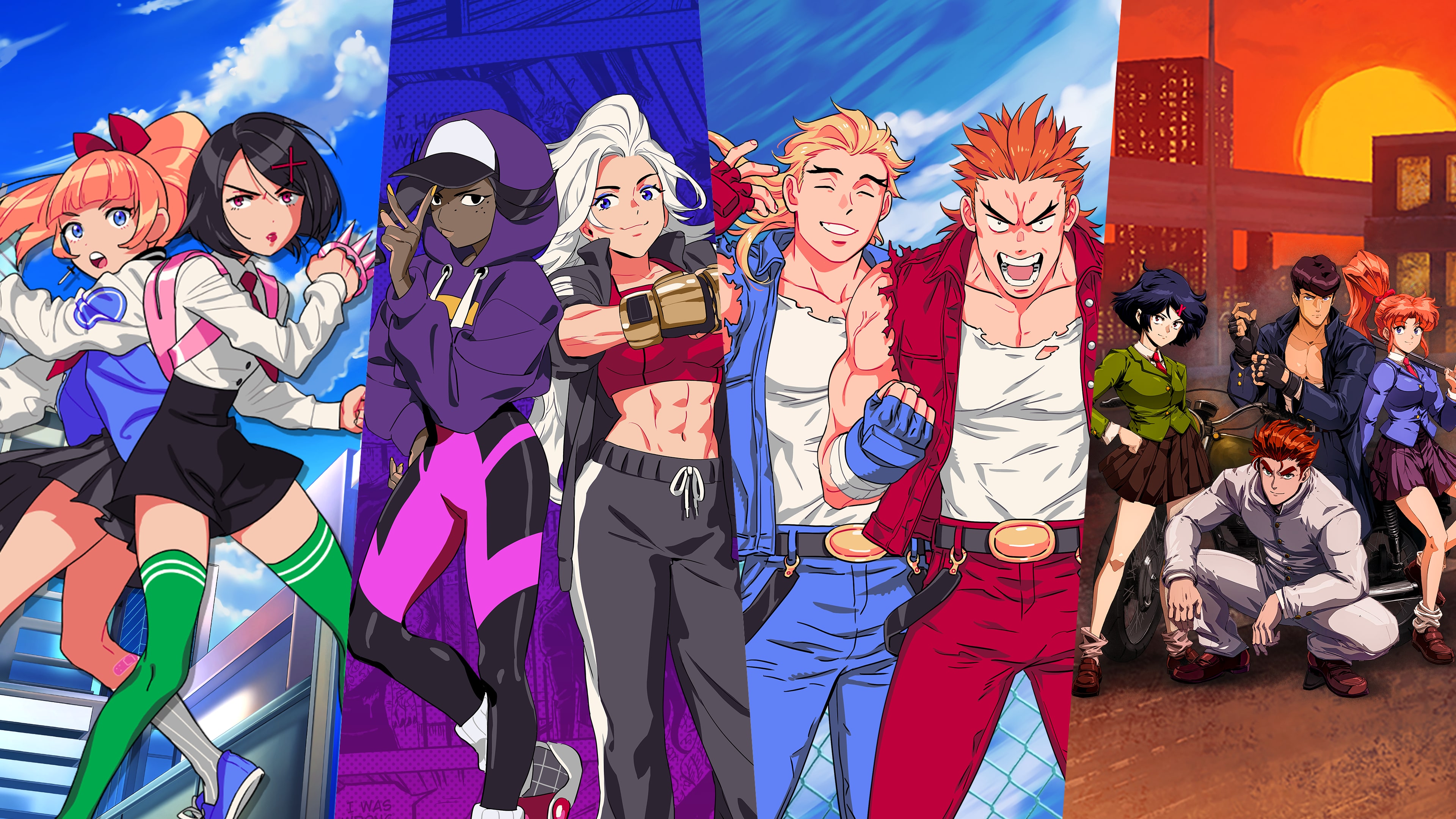 River City Girls 1, 2, and Zero + Double Dragon DLC Bundle
