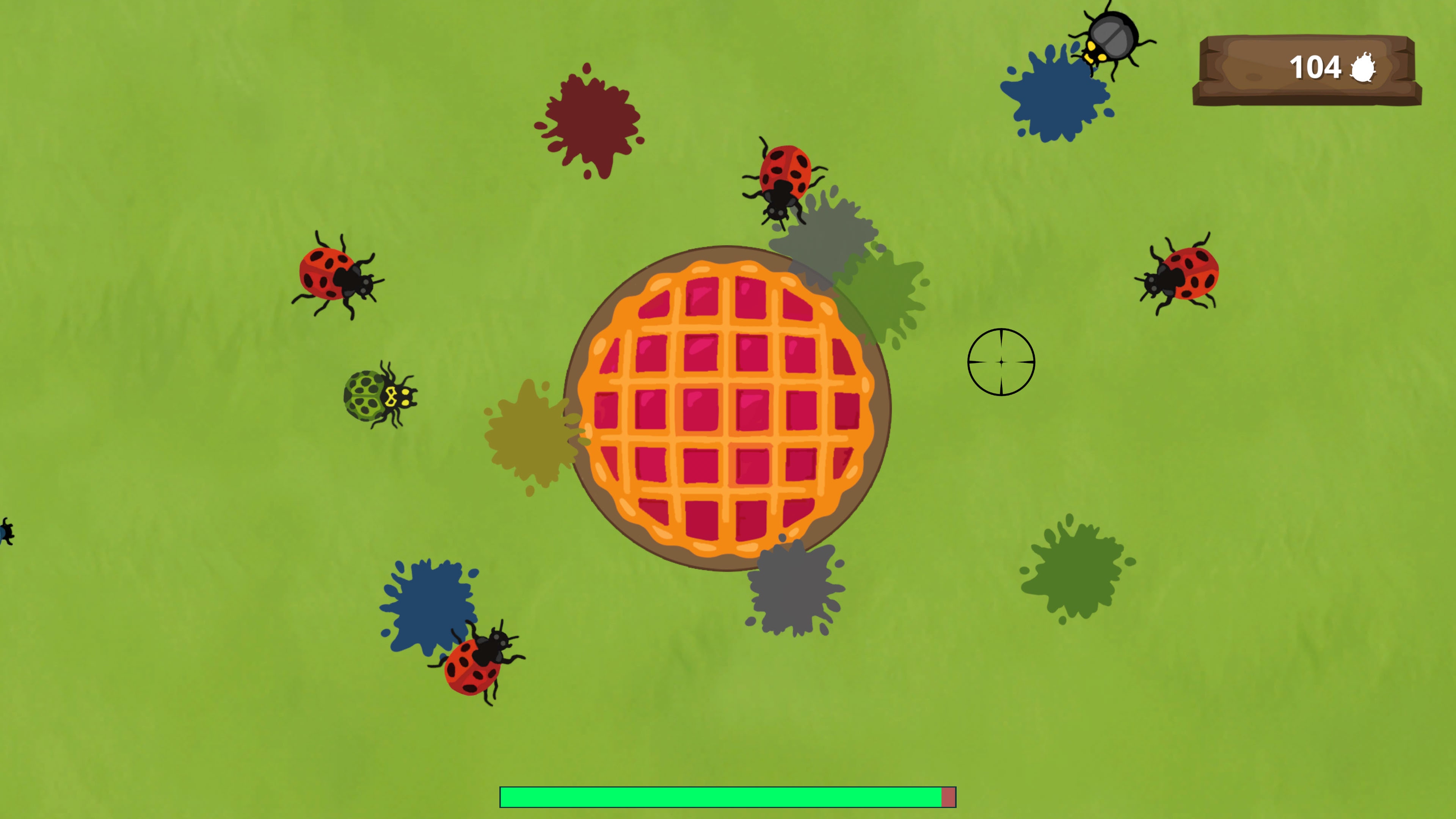 Crash Bugs Cake Defense — Кадр с игрового уровня