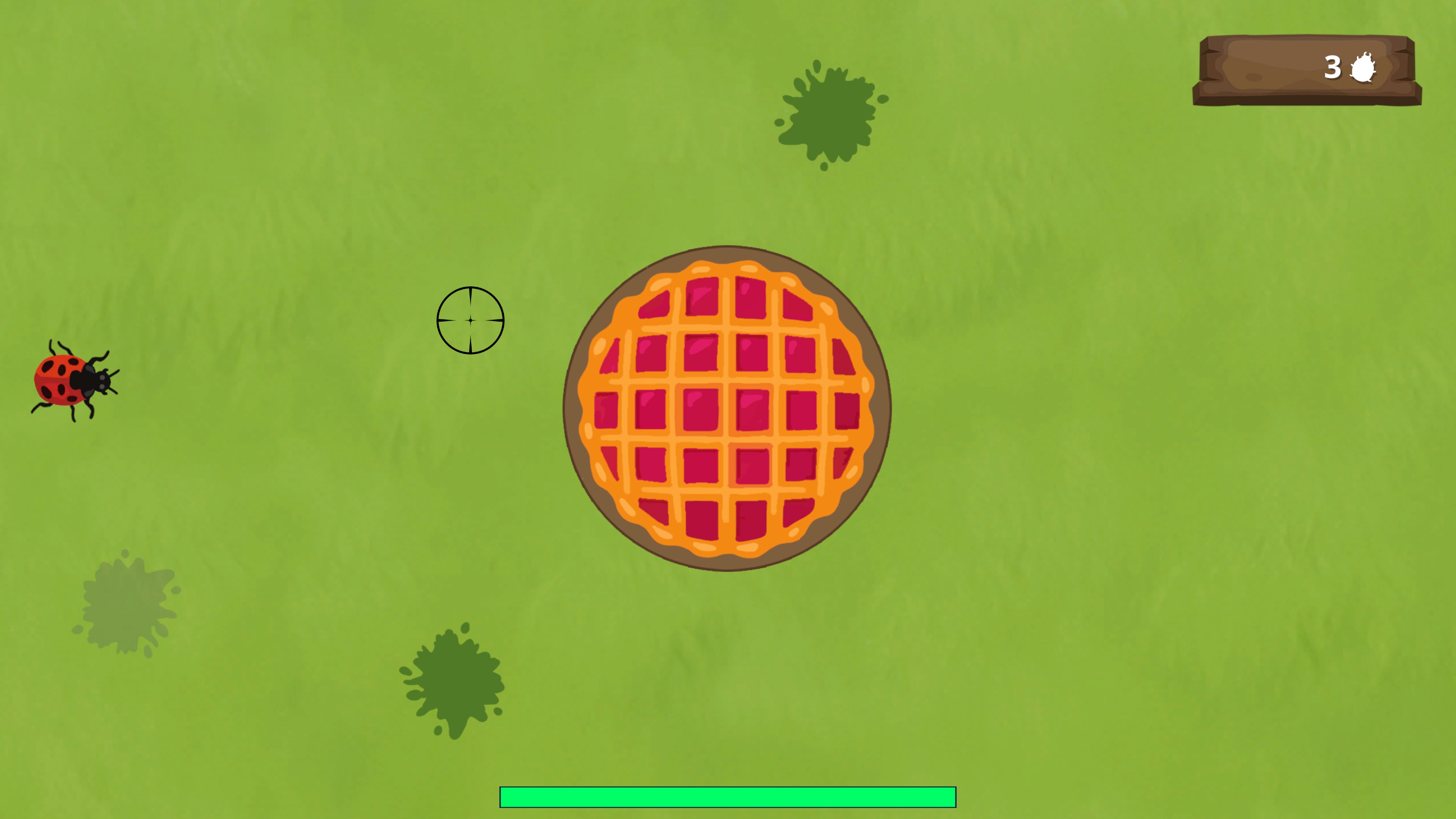 Crash Bugs Cake Defense — Кадр с игрового уровня