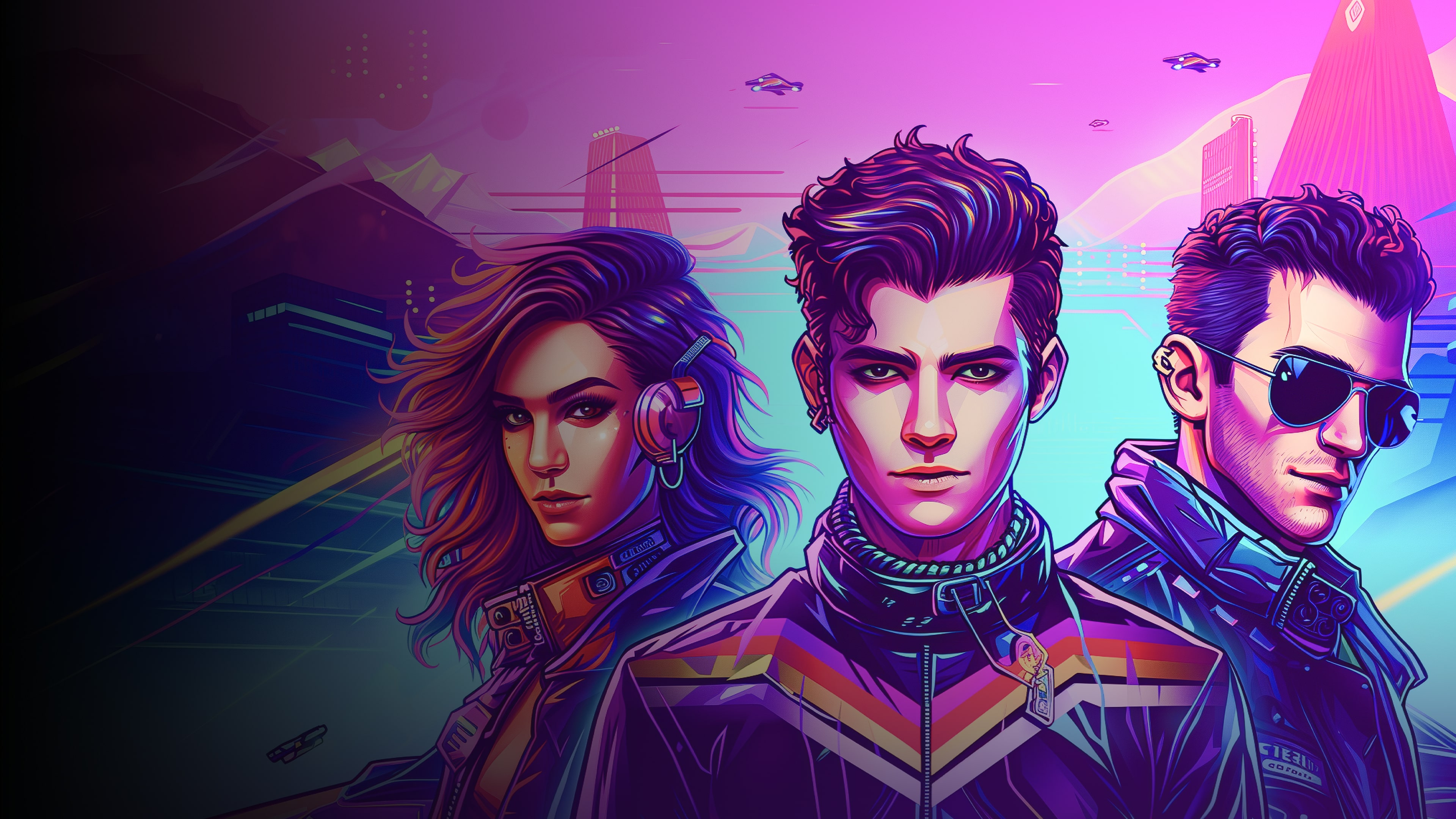 Cyber Racers: Retro Neon Punk Drift