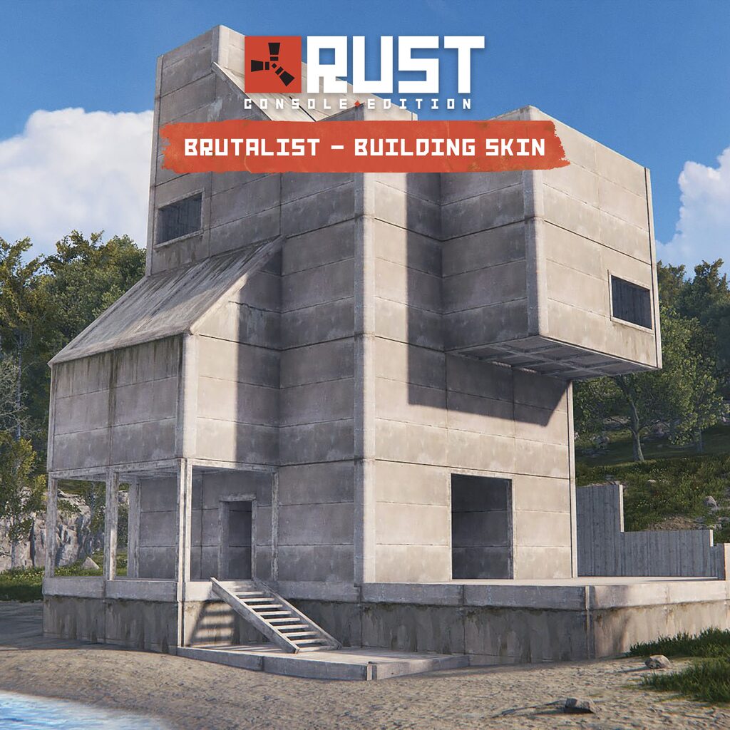 Rust Console PS5 Brutalist Building Skin