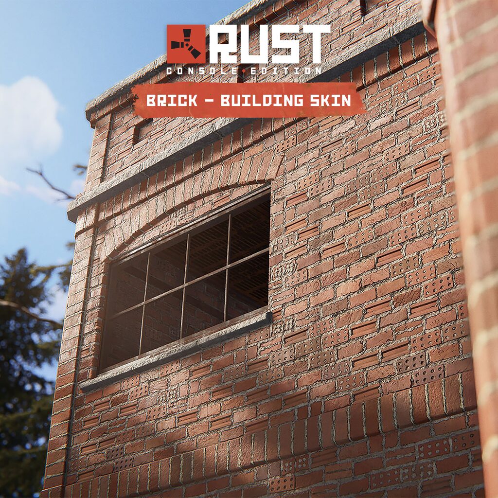 Rust Console PS5 Brick Building Skin