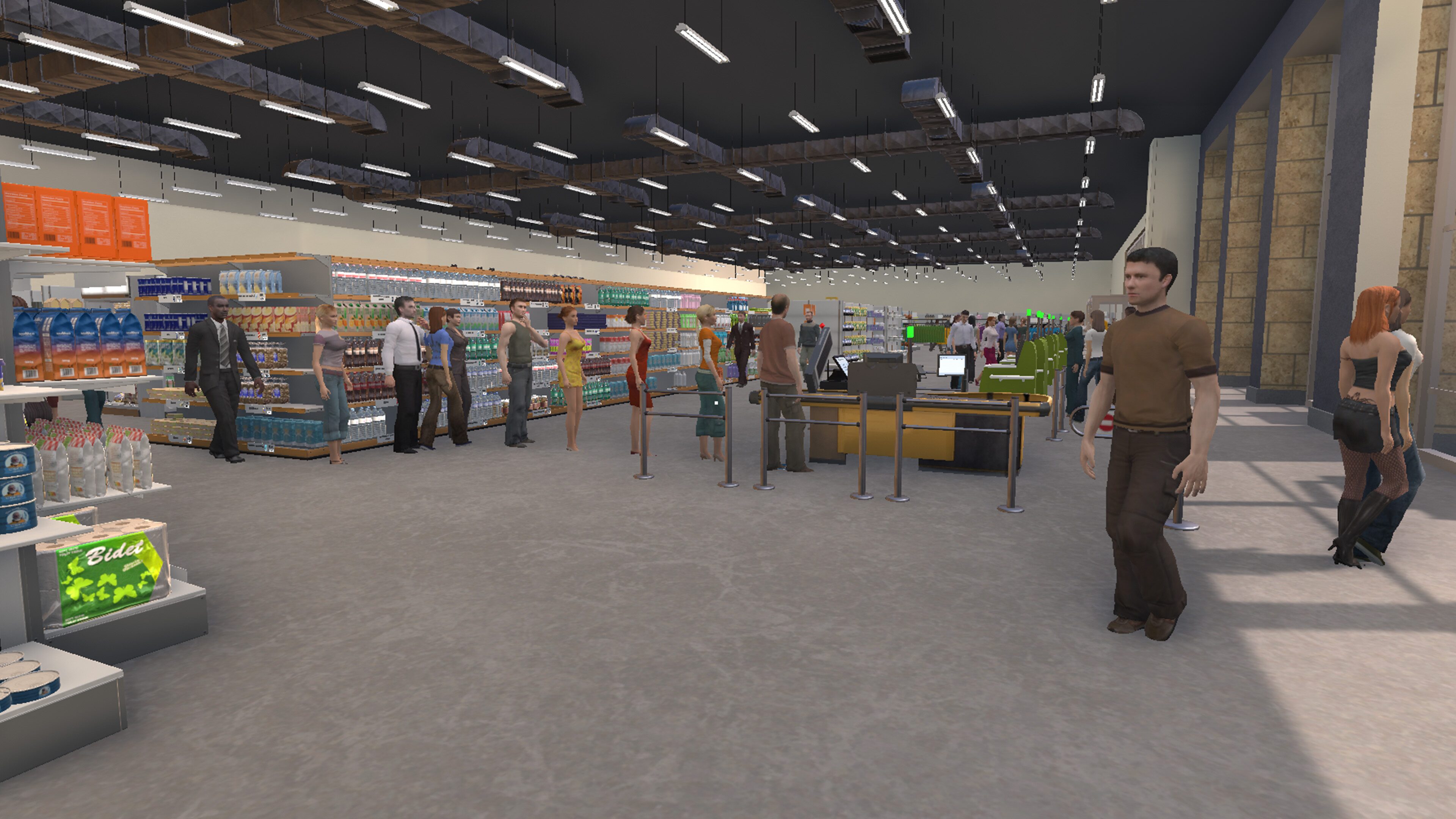 #1. Hypermarket Simulator: Supermarket reimagined (PlayStation) 由: Croissant Games SAS
