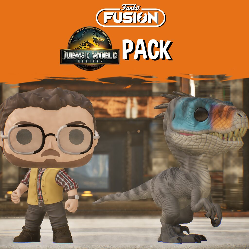 Funko Fusion - Jurassic World Rebirth Pack 2 - Dr Henry Loomis + Raptor