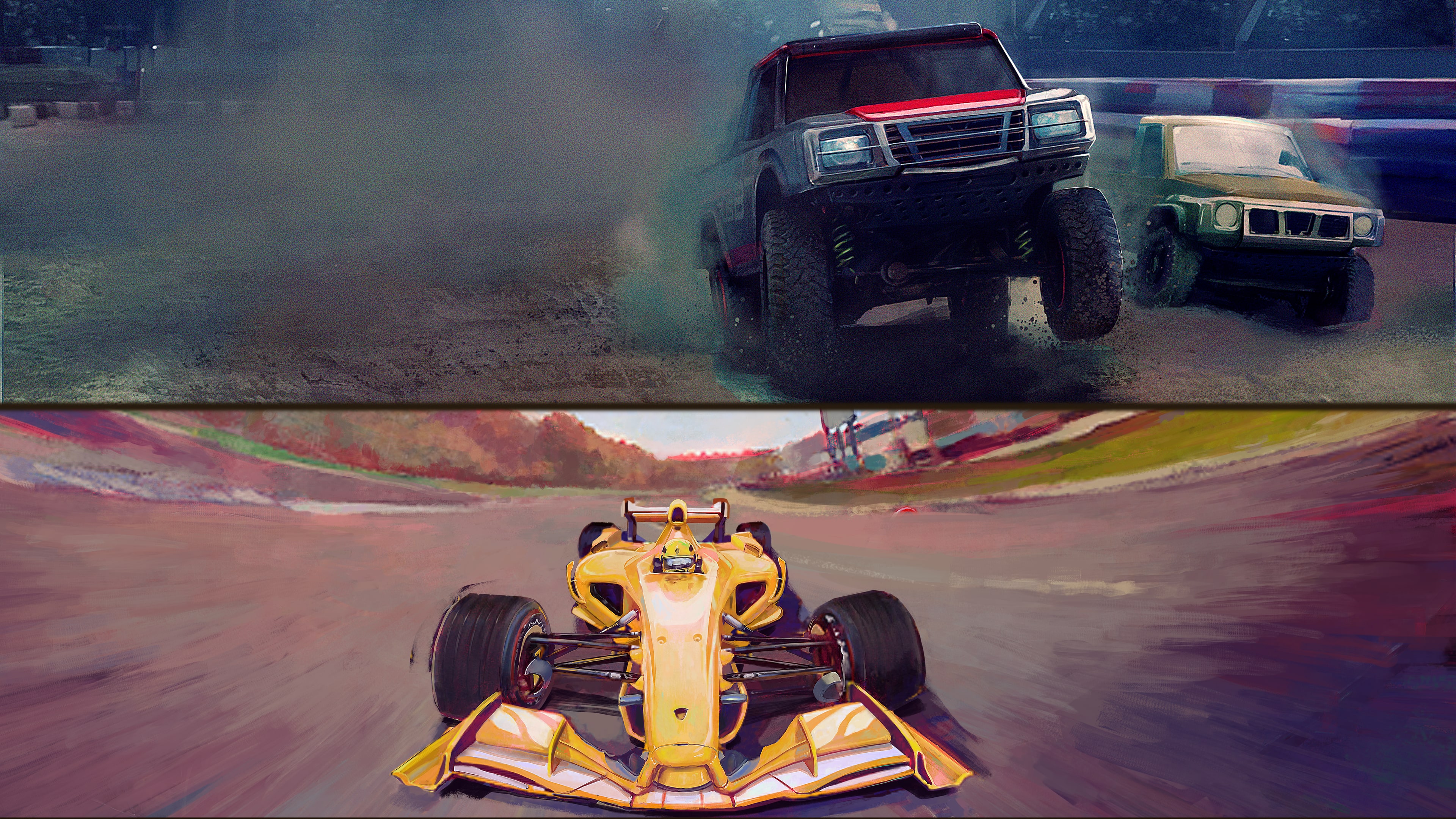 Rock 'N Racing Off Road & Grand Prix Bundle