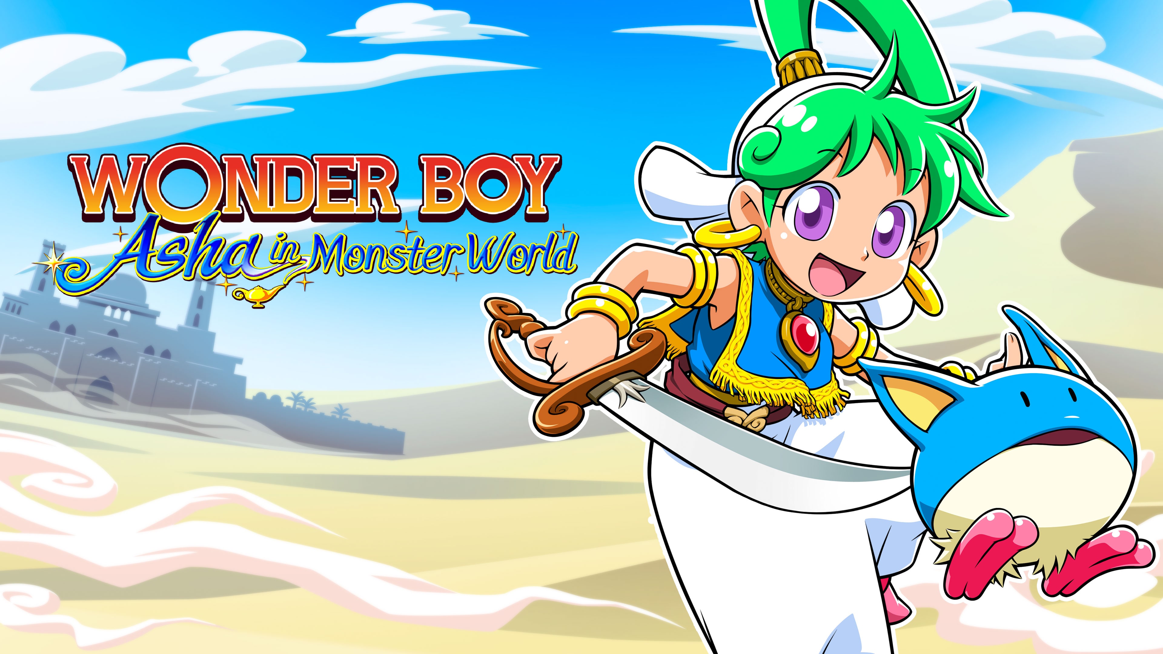 WONDER BOY ASHA in Monster World (Simplified Chinese, English, Japanese, Traditional Chinese)