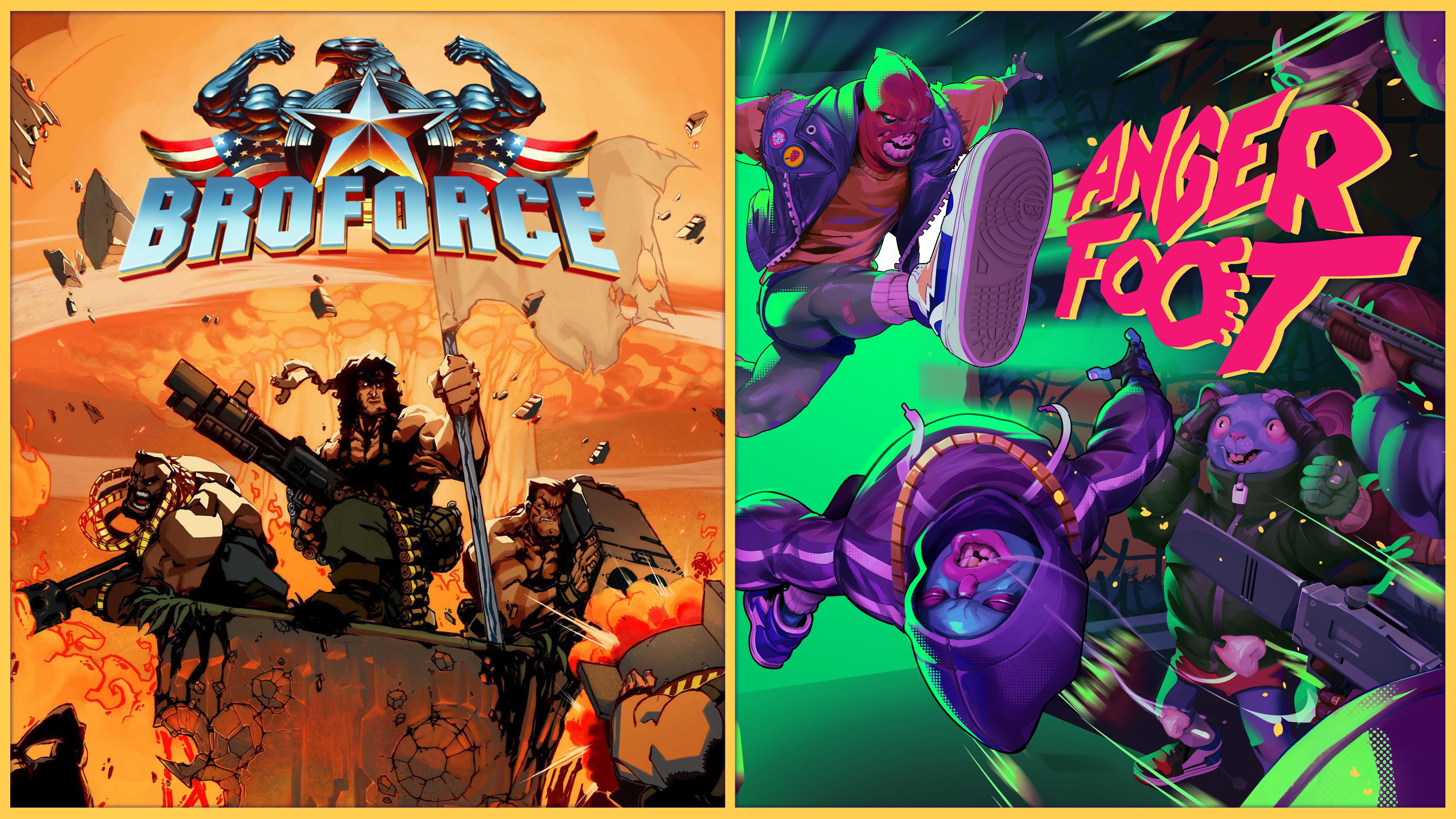Broforce x Anger Foot Bundle