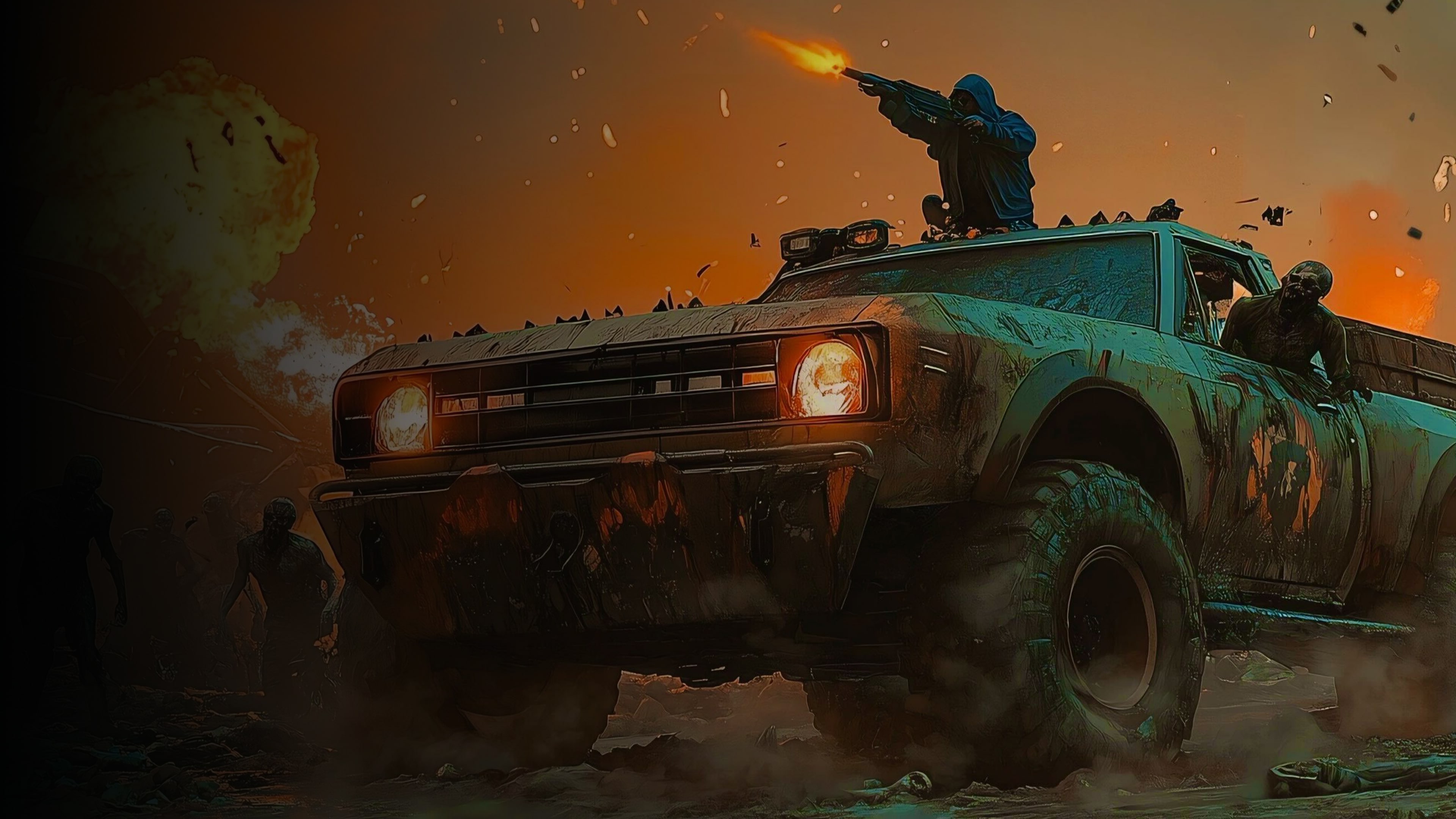 Rider Among Dead - Mad Zombie Killer Machine Survival