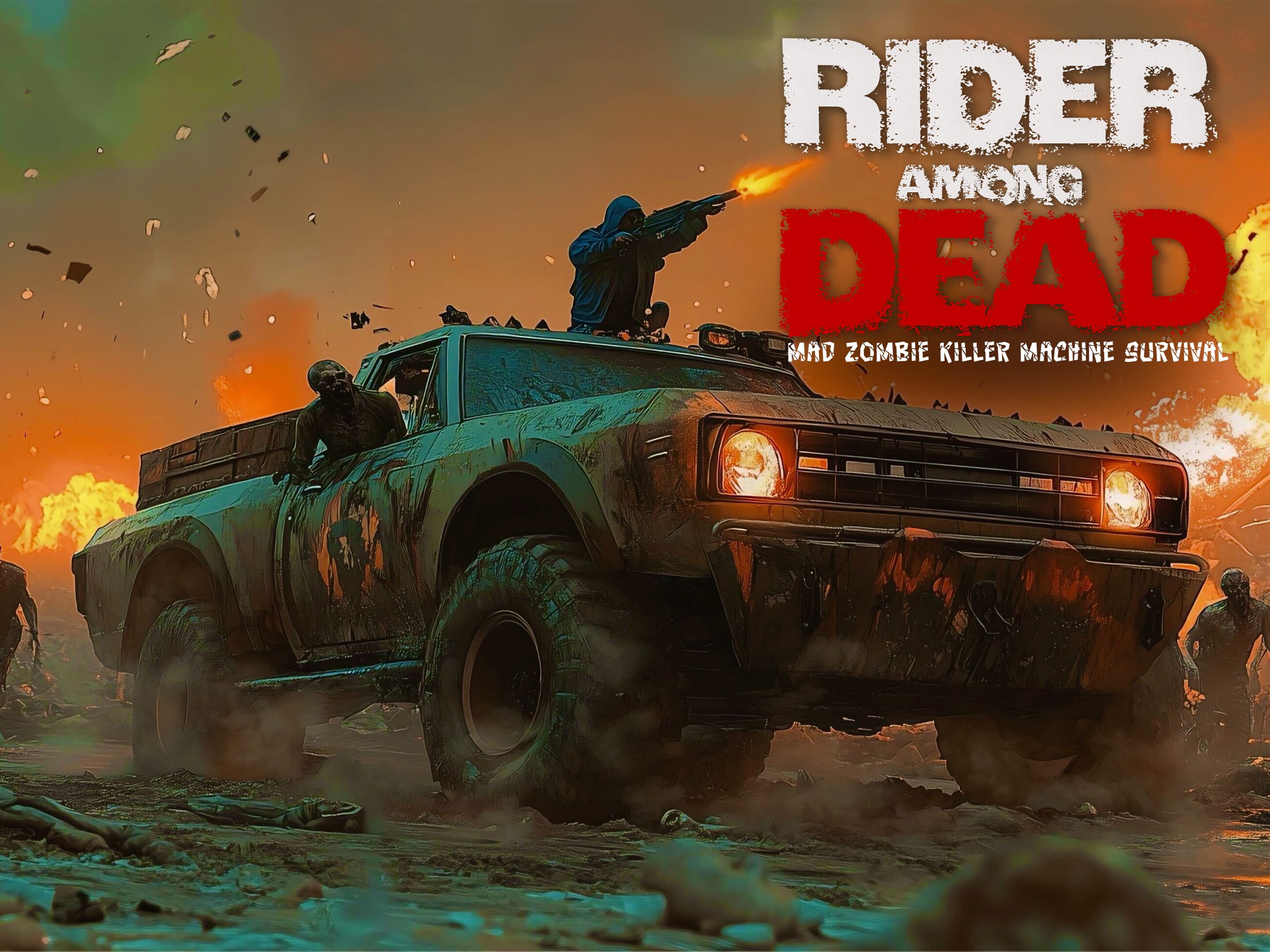 Rider Among Dead - Mad Zombie Killer Machine Survival