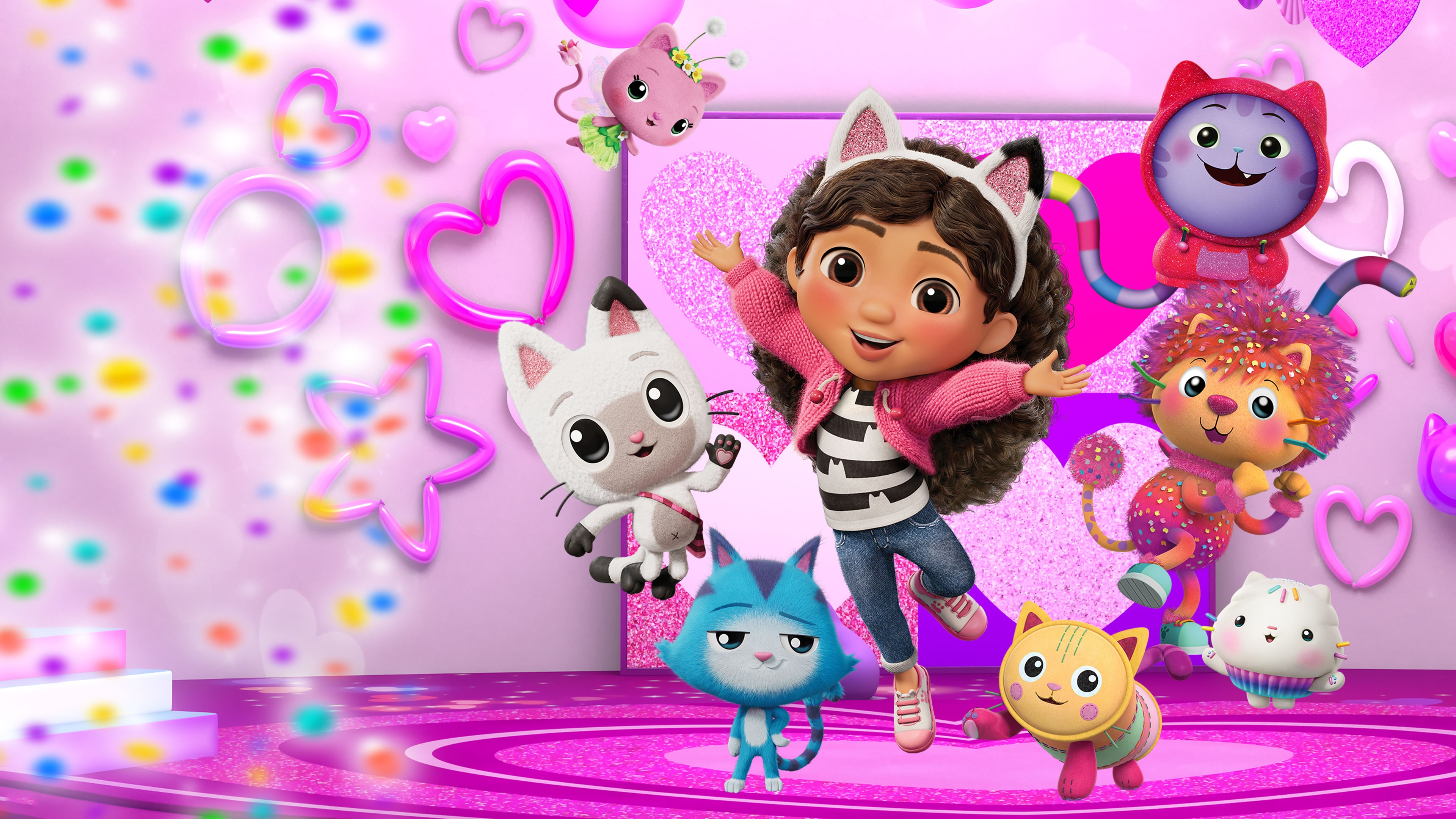 DreamWorksin Gabbyn nukketalo: juhlavalmiina