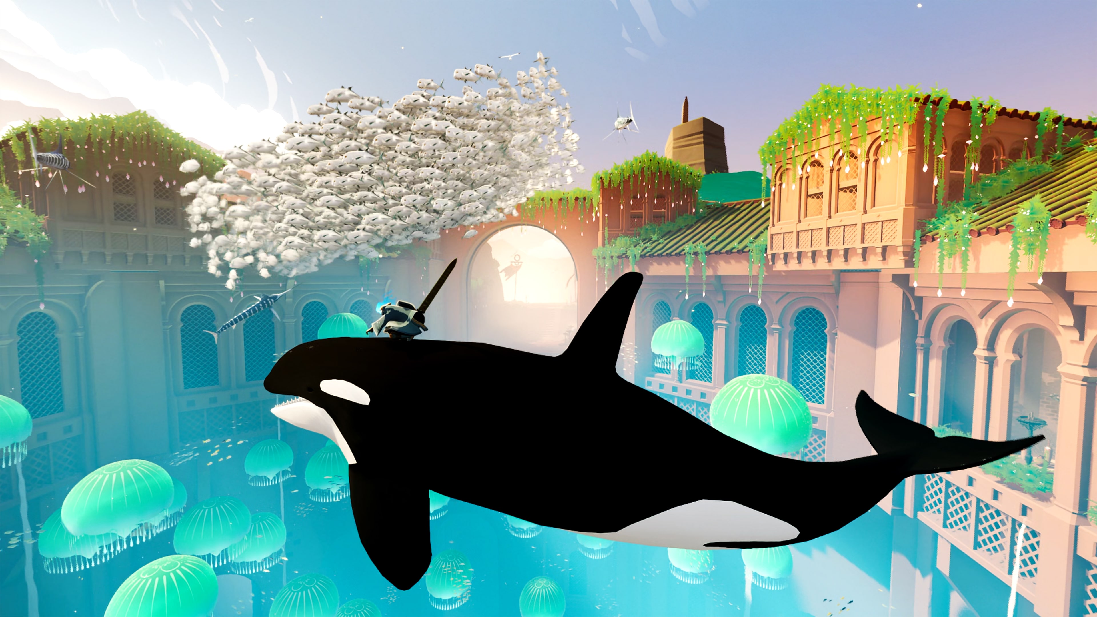 #10. Sword of the Sea (PlayStation) بواسطة: Giant Squid, Inc.