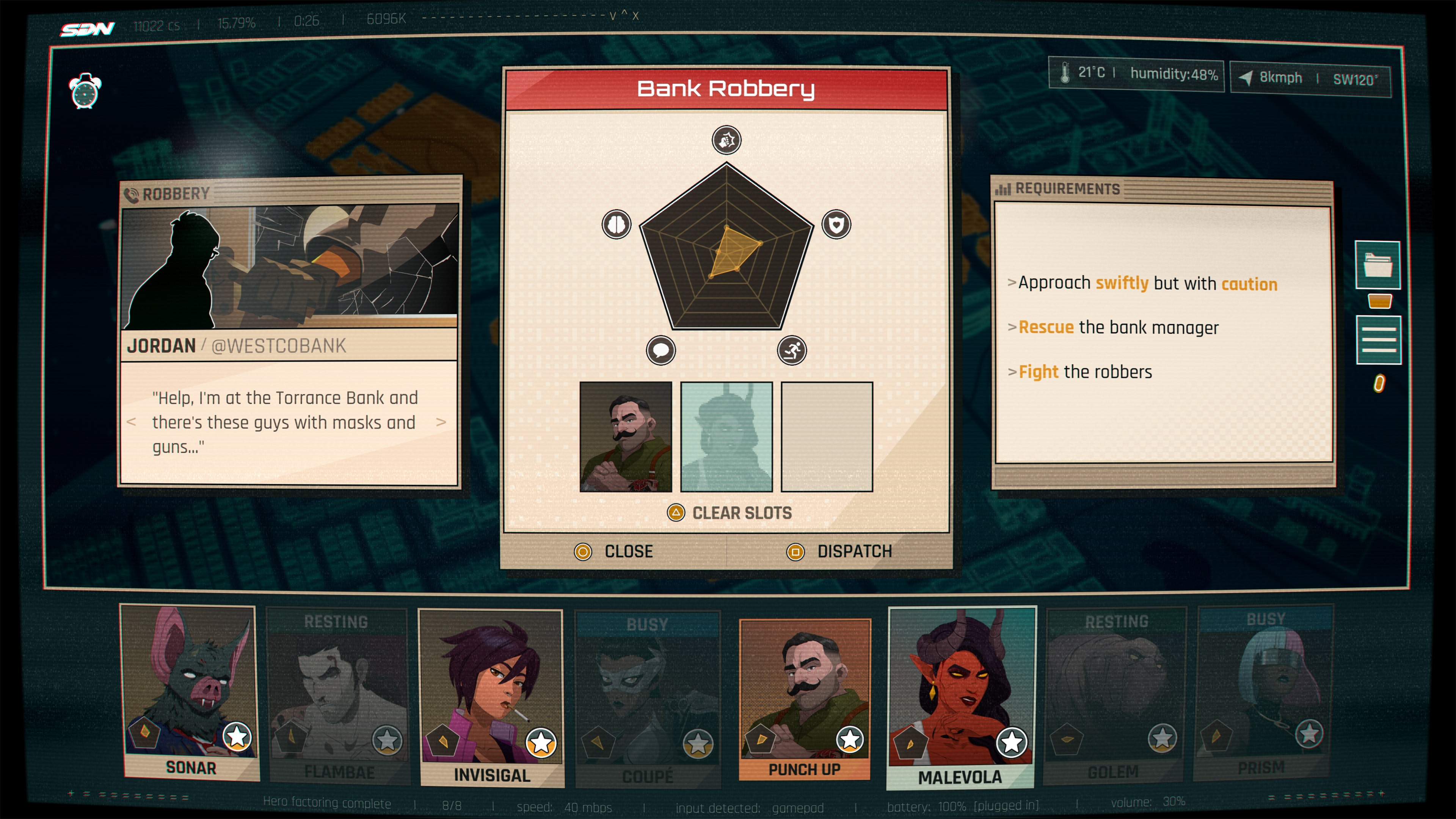 #6. Dispatch (PlayStation) 作者: Adhoc Studio, Inc.