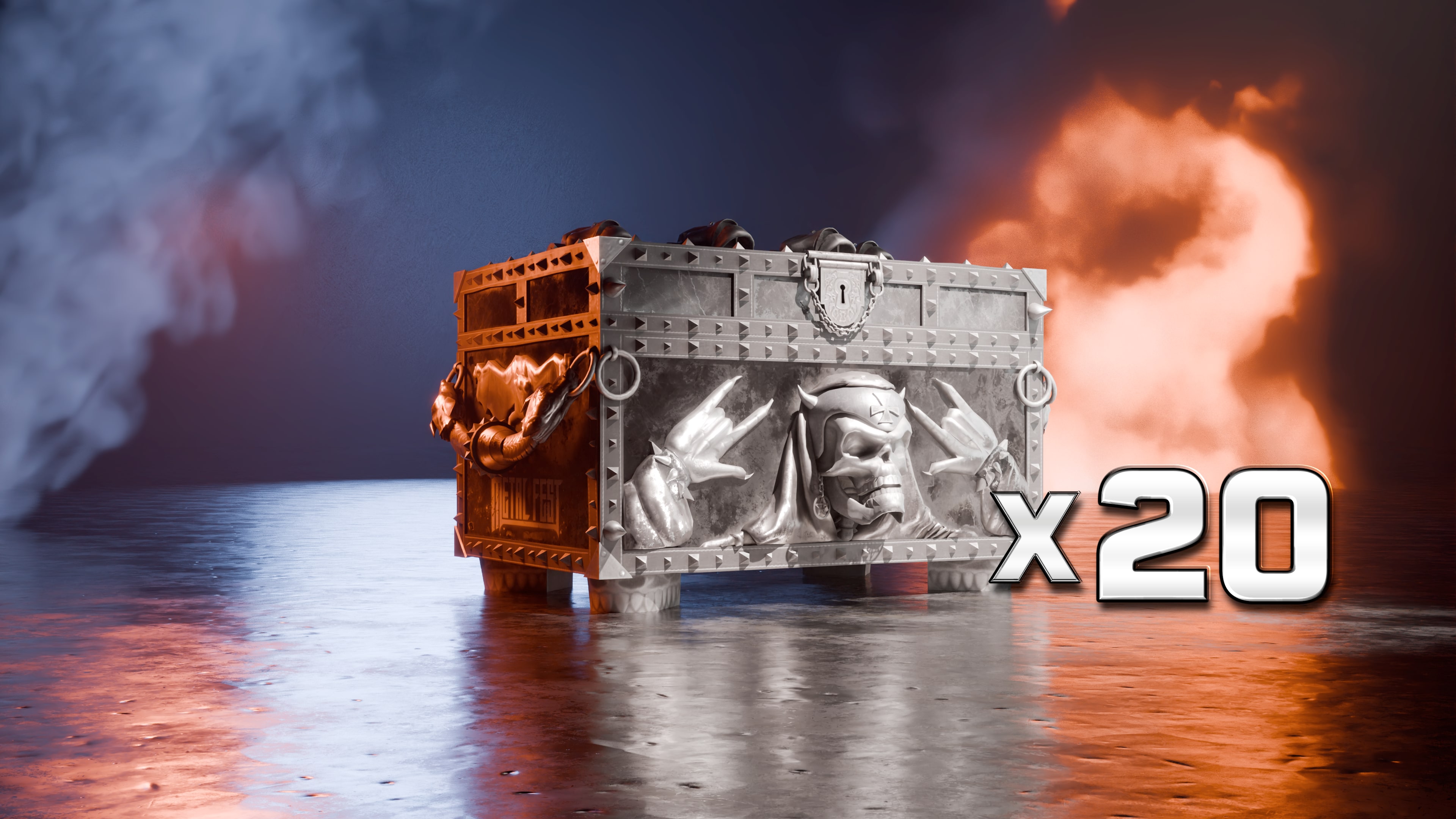 World of Tanks Modern Armor – 20 Metal Fest War Chests (English/Chinese/Korean/Japanese Ver.)