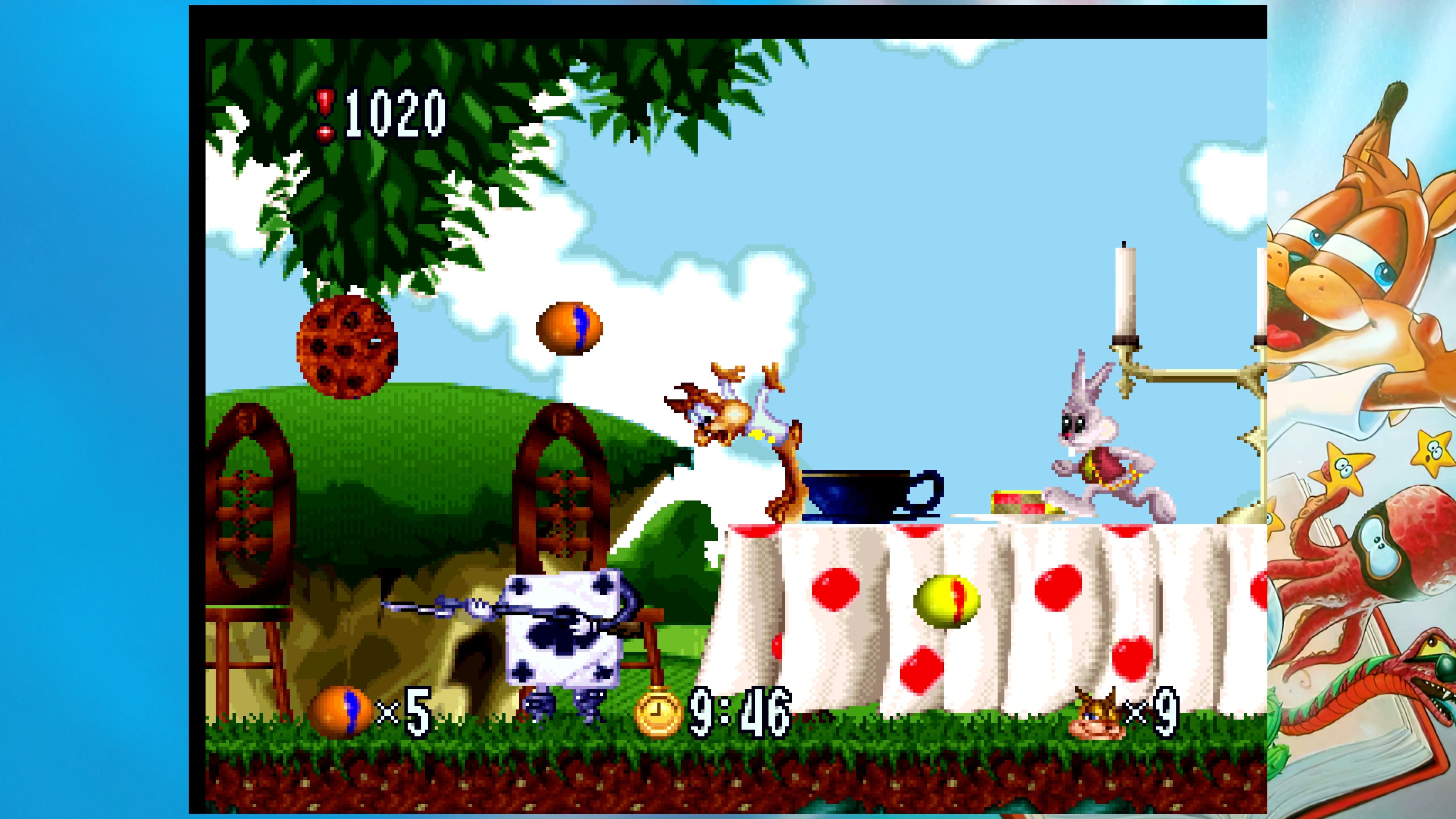 #4. Bubsy in: The Purrfect Collection (PlayStation) Podle: Atari Inc.