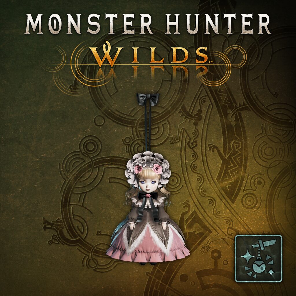 Monster Hunter Wilds - Pendant: Pink Lala Dress Doll