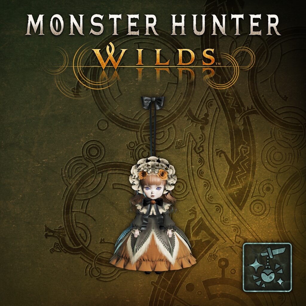 Monster Hunter Wilds - Pendant: Orange Lala Dress Doll