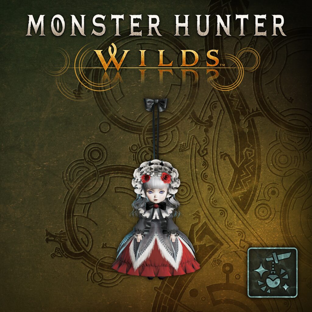 Monster Hunter Wilds - Pendant: Red Lala Dress Doll