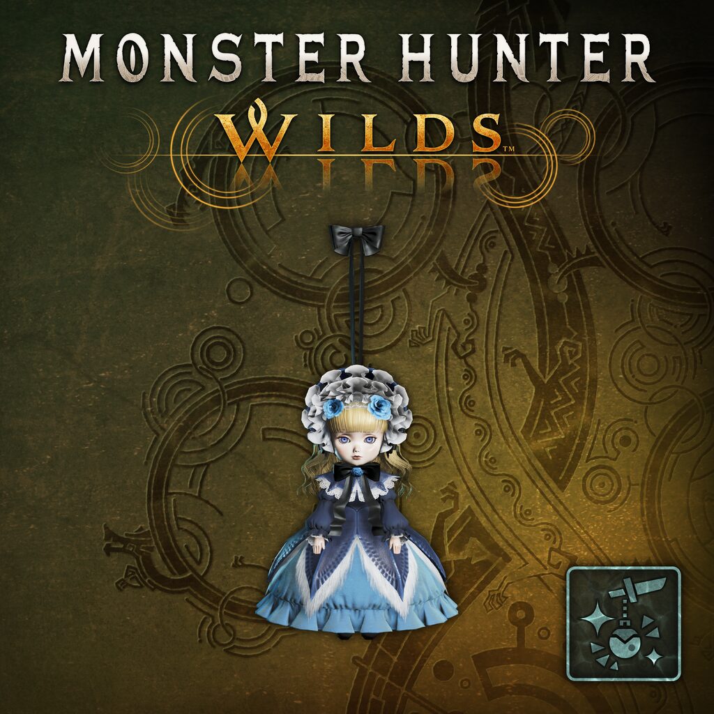 Monster Hunter Wilds - Pendant: Blue Lala Dress Doll