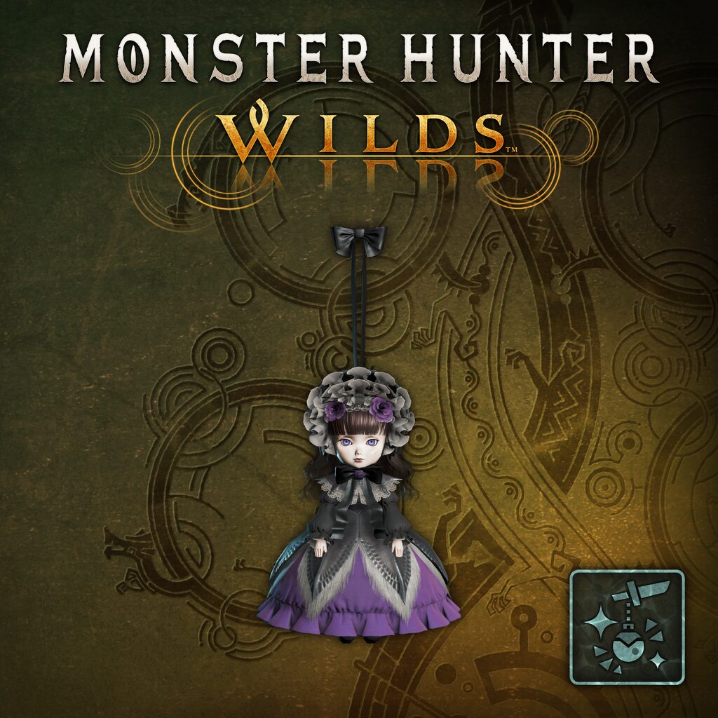 Monster Hunter Wilds - Pendant: Violet Lala Dress Doll