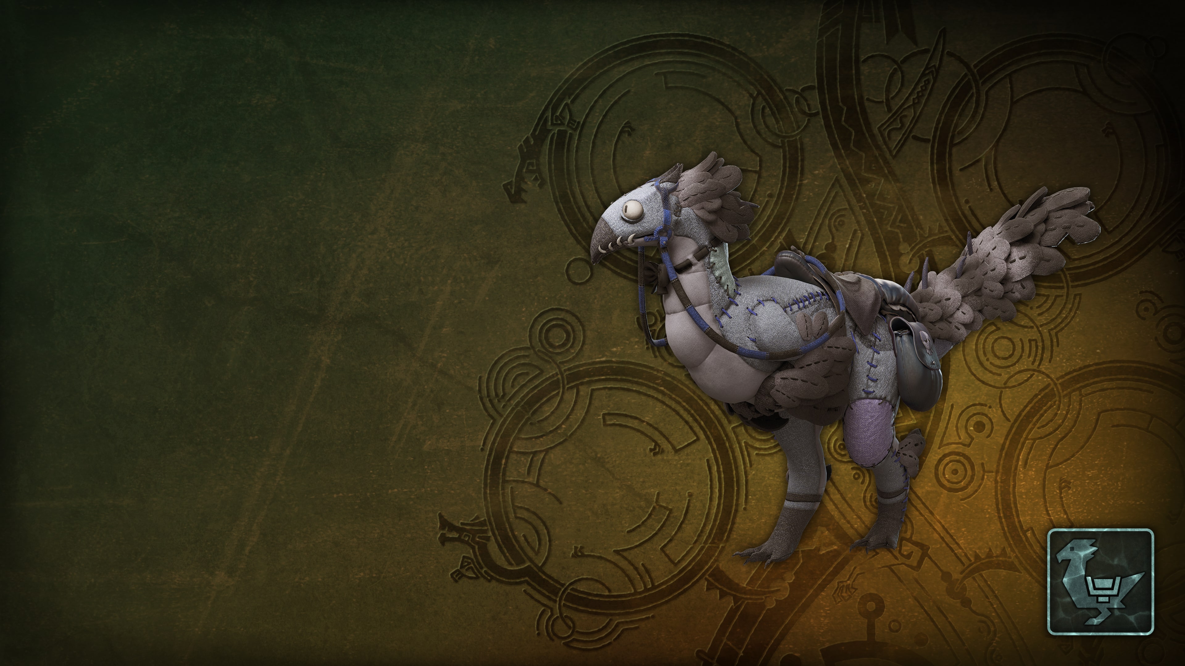 Monster Hunter Wilds - Adorno de Seikret: manta de muñeco tenebroso