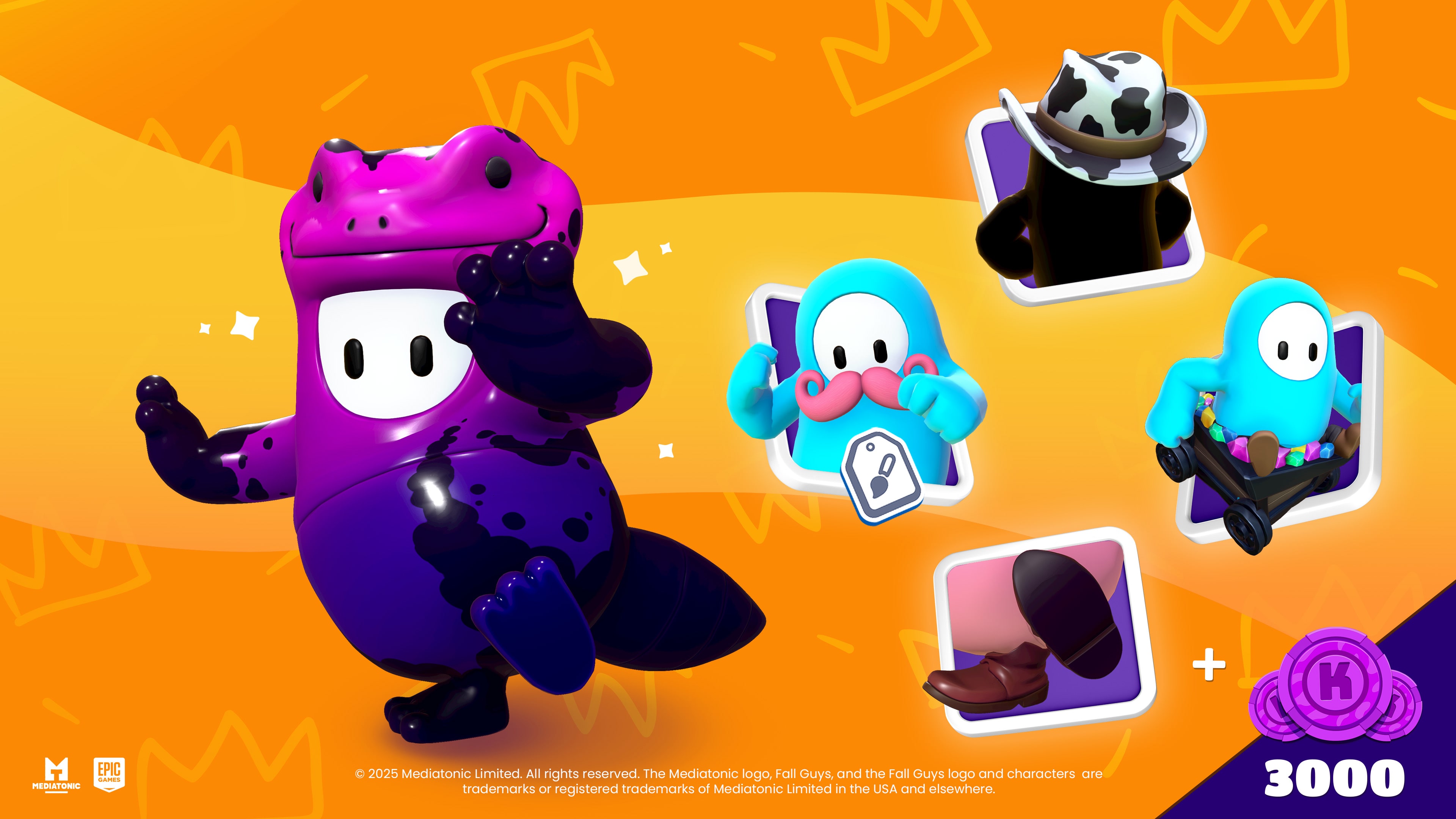Fall Guys: PlayStation®Plus Western Woos Pack PS4 & PS5