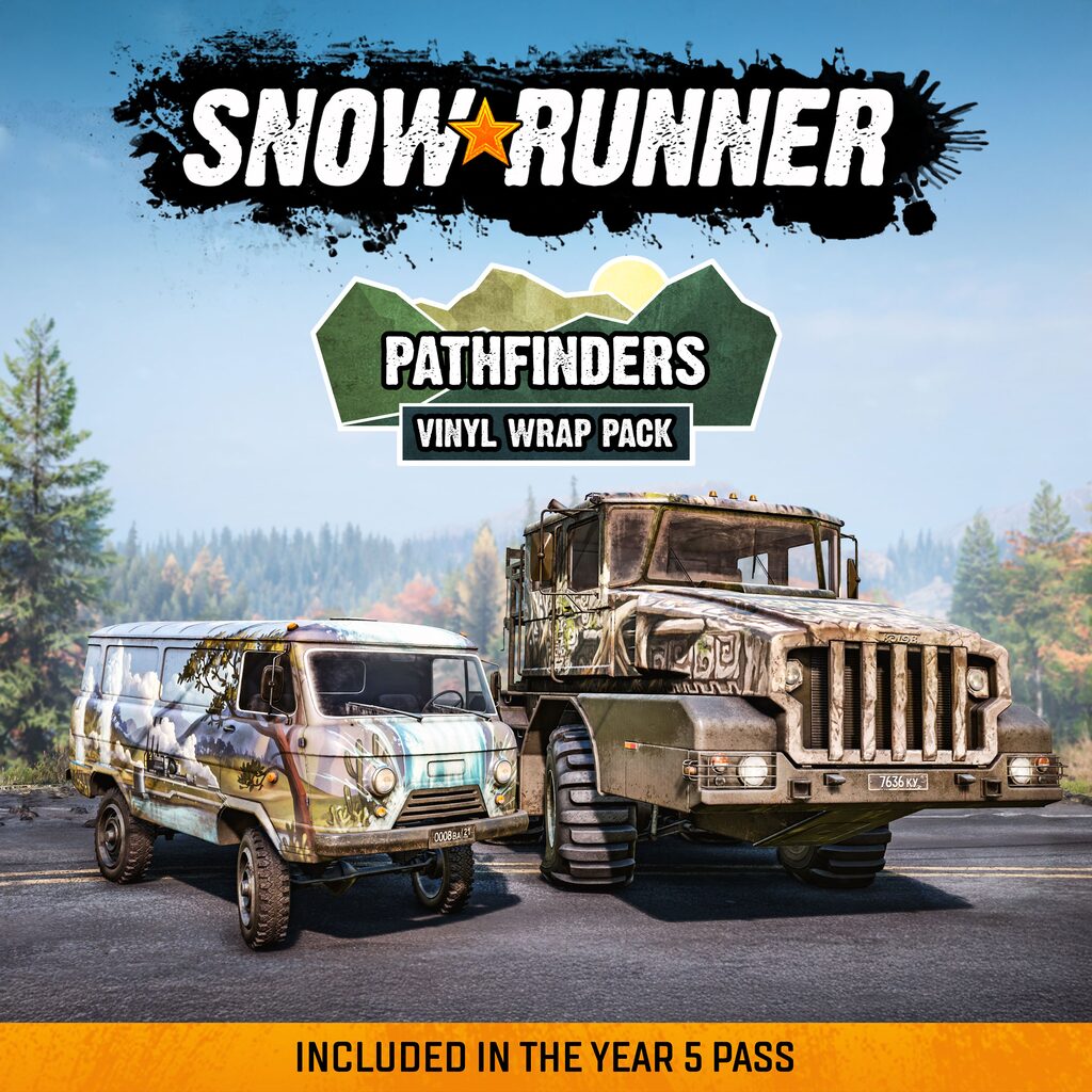 SnowRunner – Pathfinders Vinyl Wrap Pack