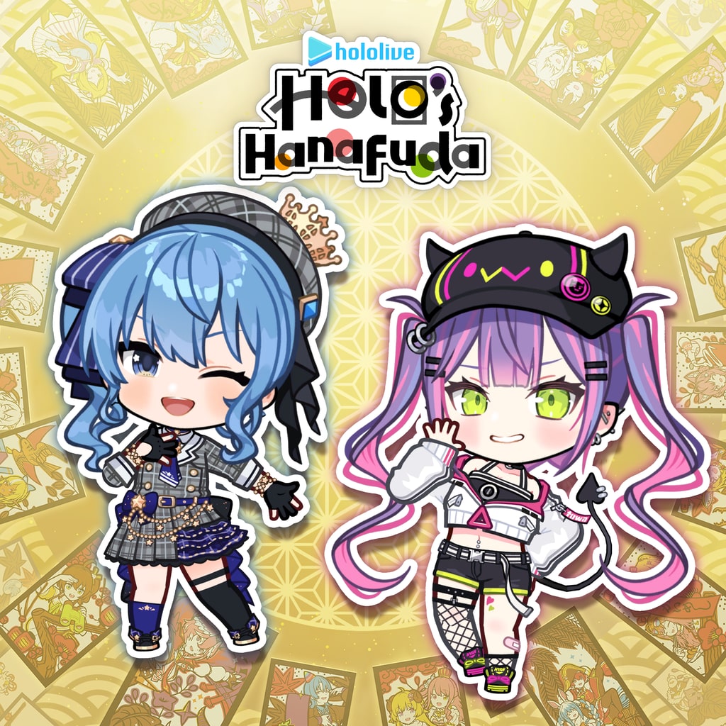 Holo's Hanafuda DLC: Hoshimachi Suisei & Tokoyami Towa Set