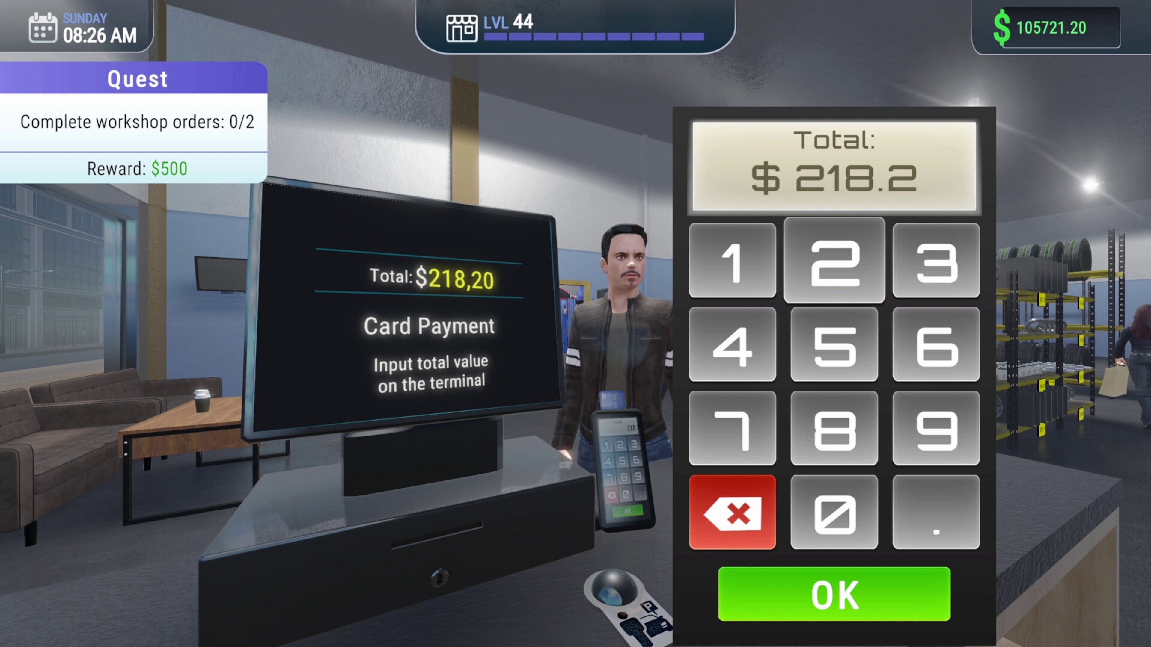 #2. Car Mechanic Shop Simulator (PlayStation) By: PlayWay plc