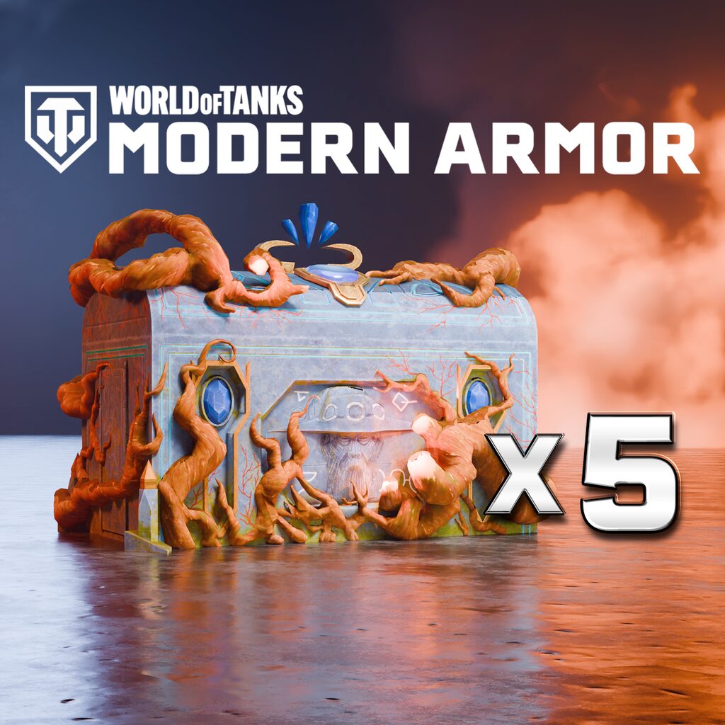 World of Tanks Modern Armor - 5 Dark Realm War Chests