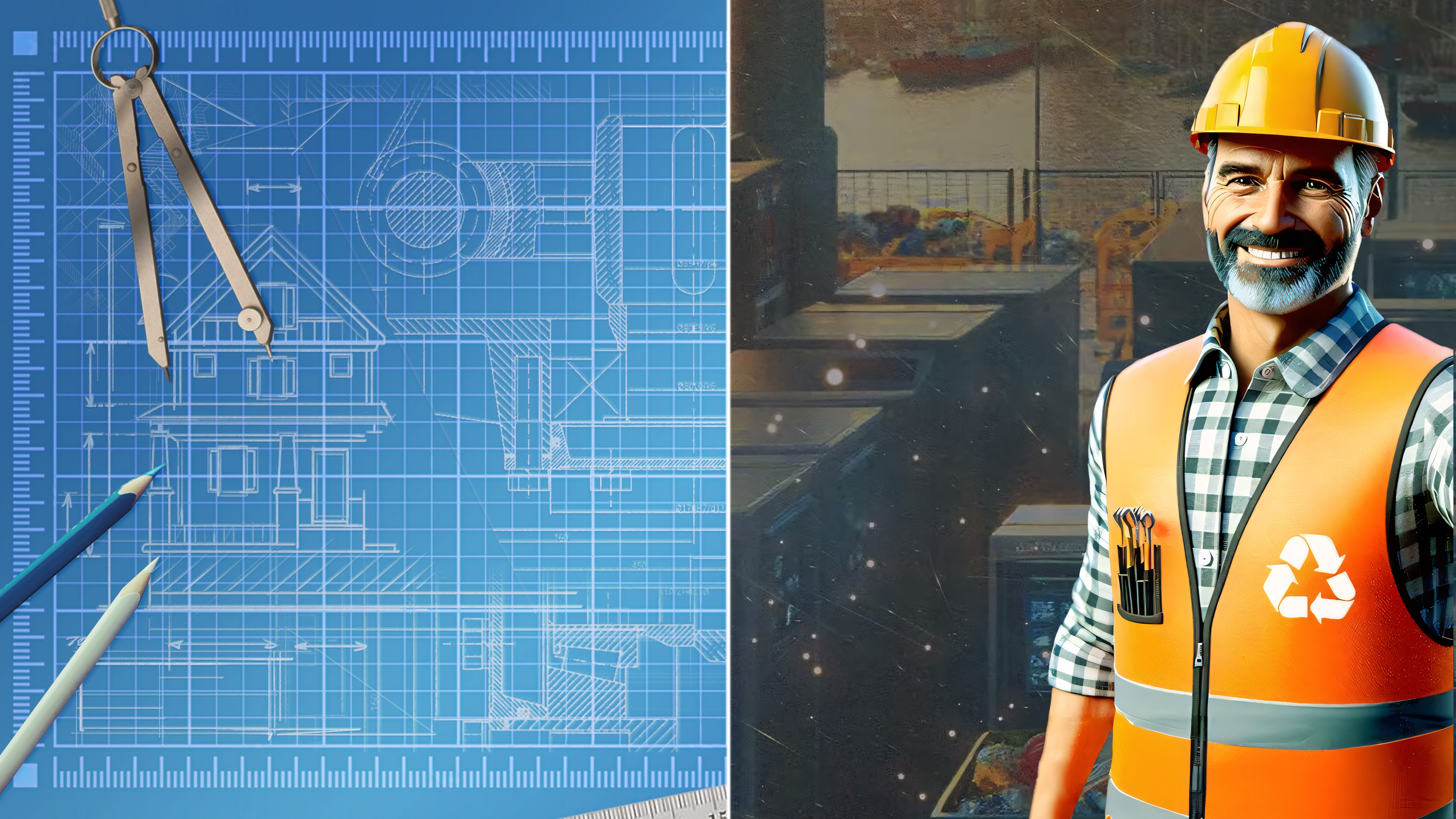 Recycling Center Simulator & House Builder Overtime
