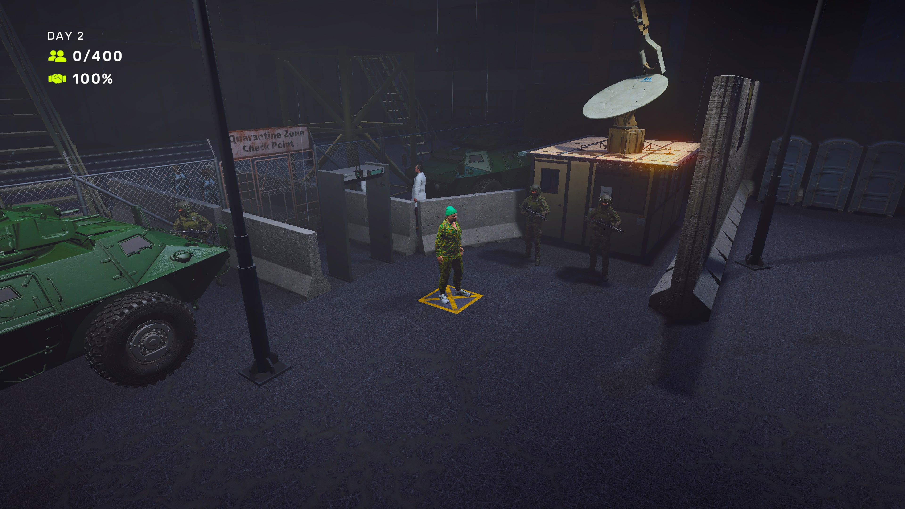 #5. Quarantine Lockdown Simulator: Zombie Border (PlayStation) Bởi: Jay Marksman trading as GamesMM Studios