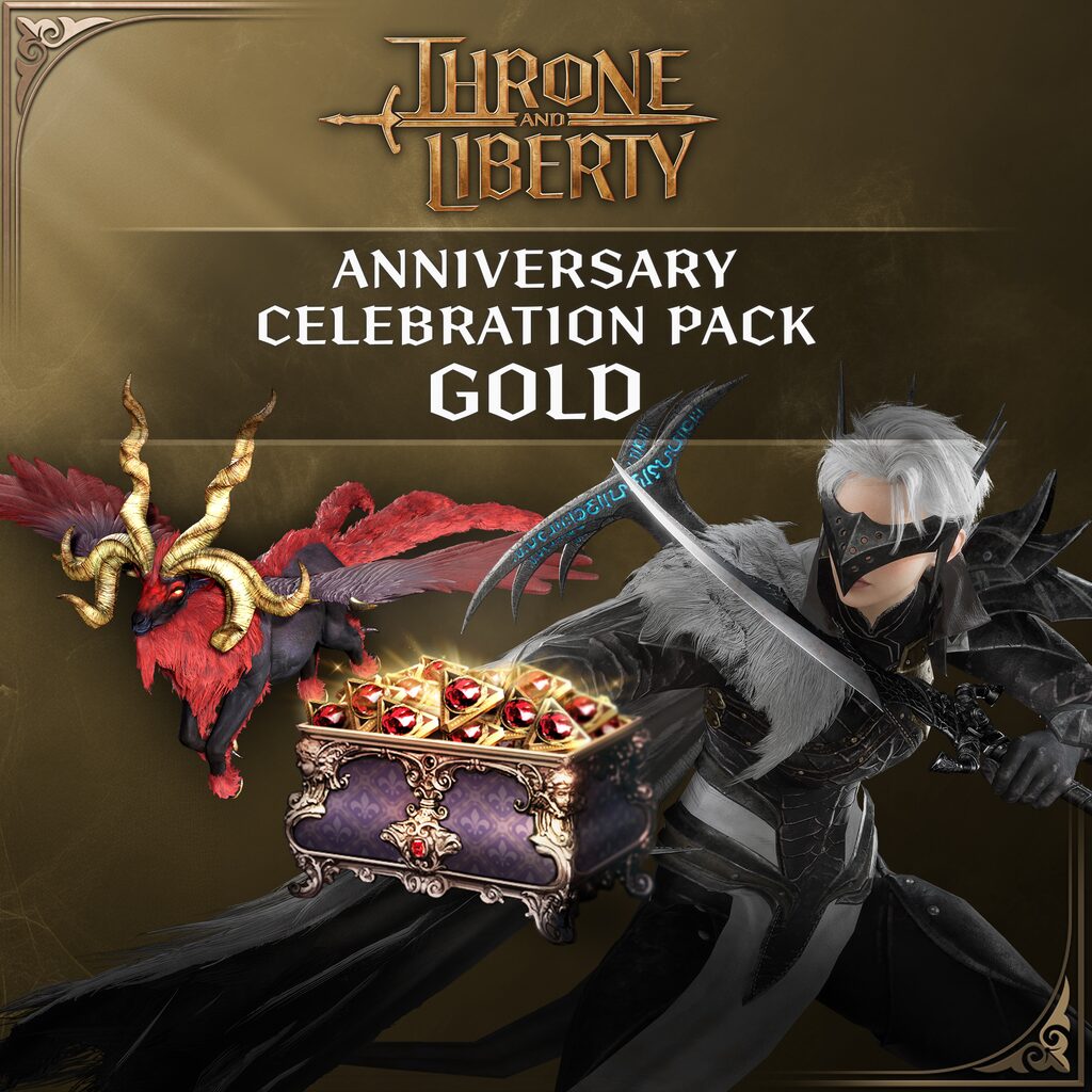 THRONE AND LIBERTY Anniversary Celebration Pack: Gold