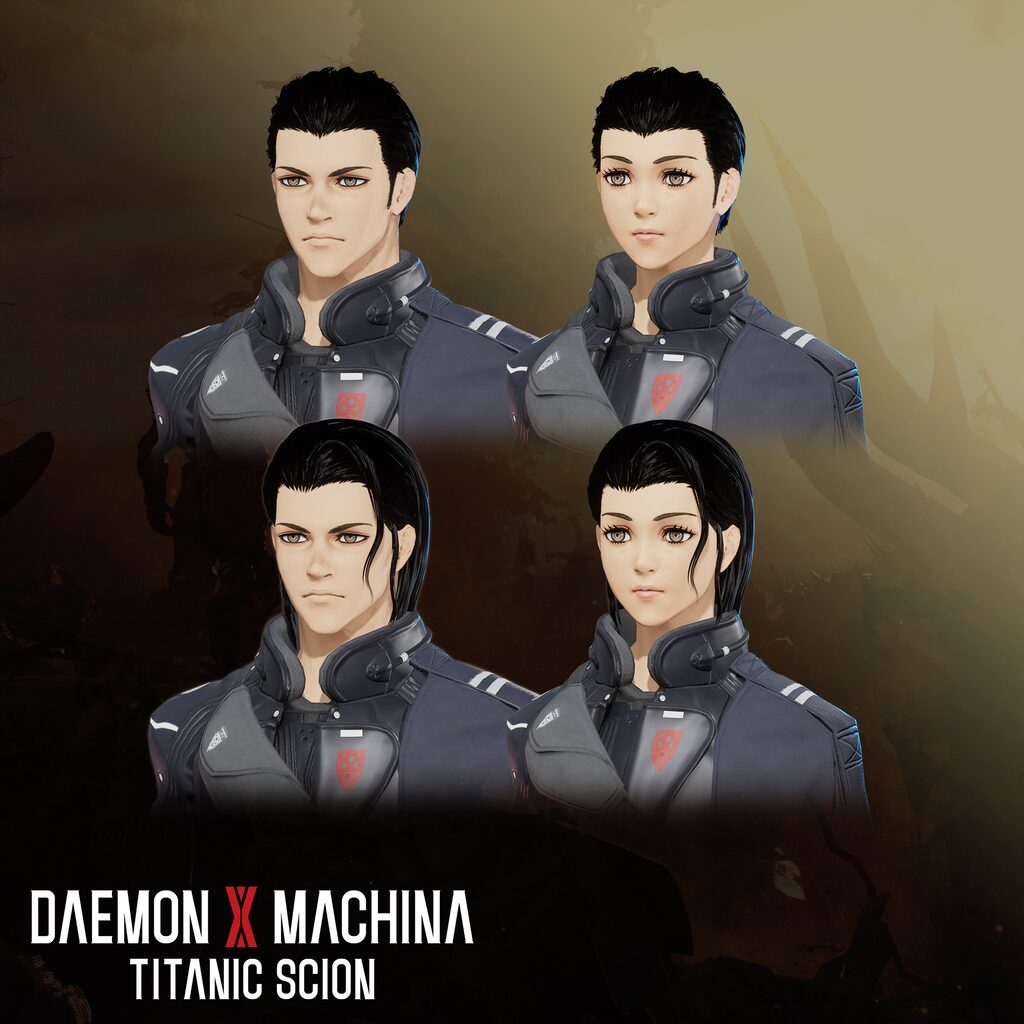Daemon X Machina: Titanic Scion - Hairstyle Set 7