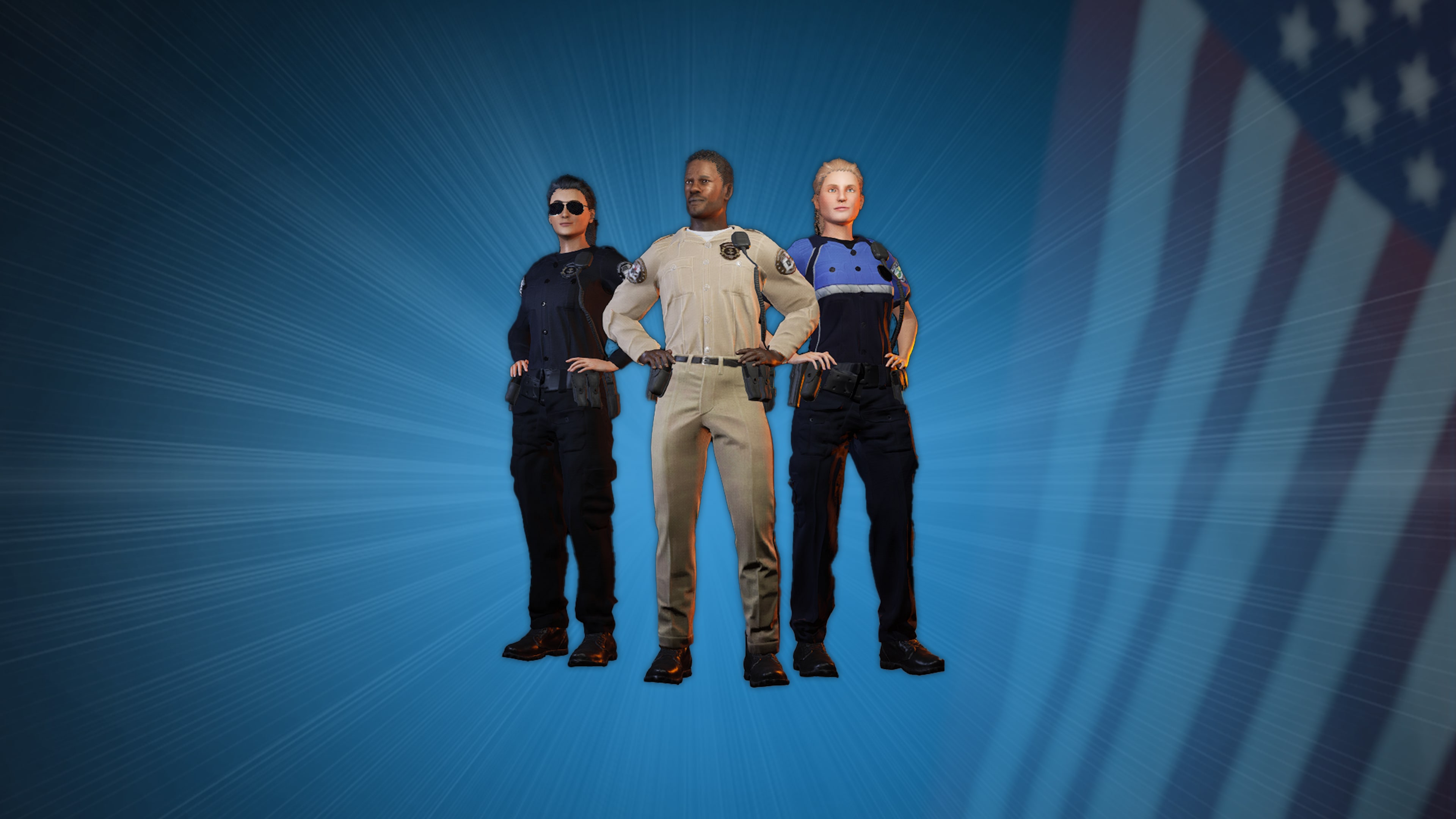 Police Simulator: Patrol Officers: Western Police Uniform Pack (English/Chinese/Korean/Japanese Ver.)