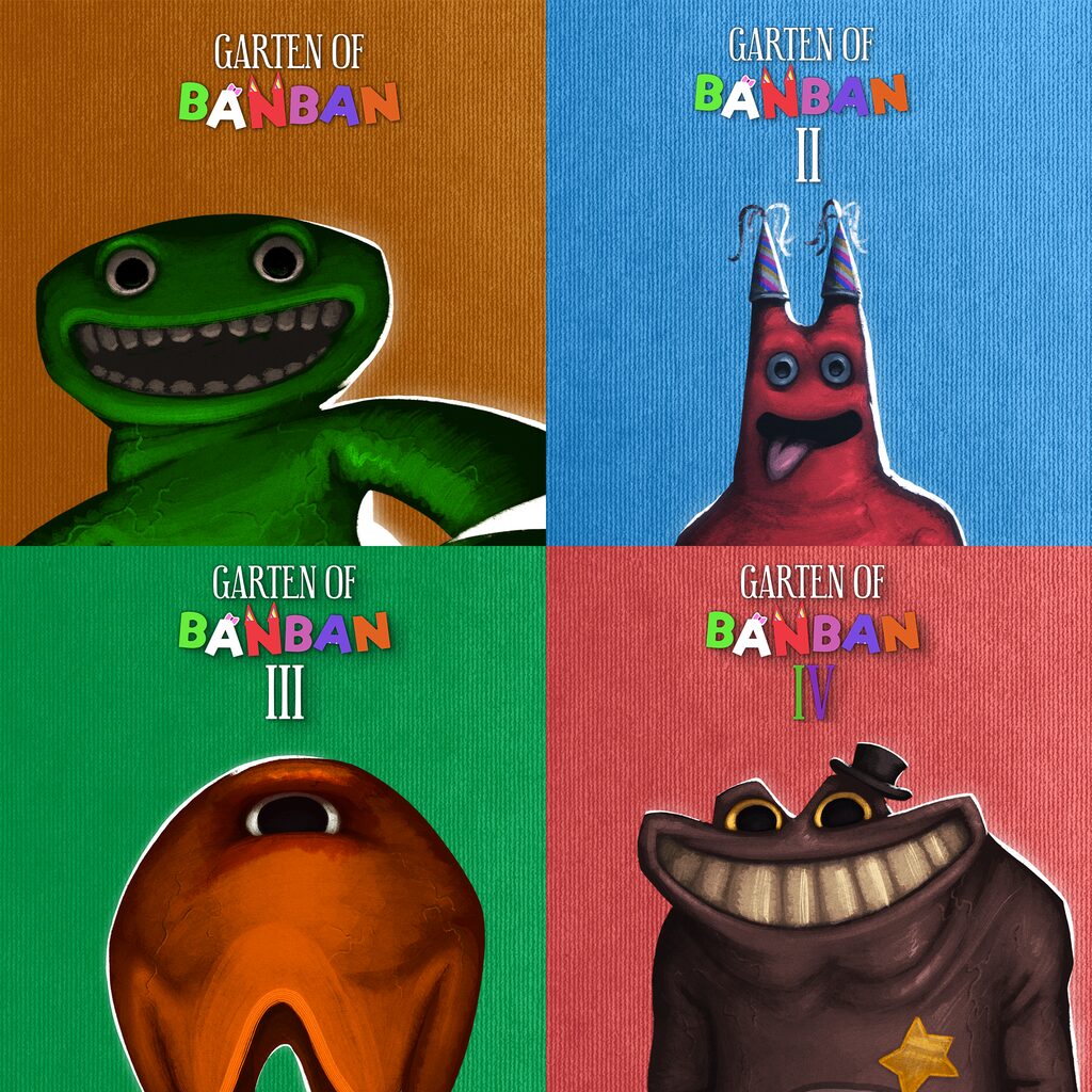 Garten of Banban Bundle: 1 + 2 + 3 + 4