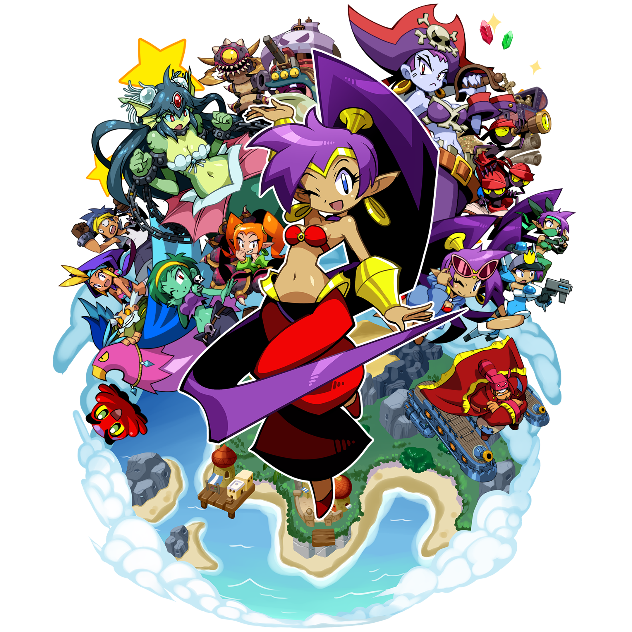 (未使用･未開封品)シャンティ:ハーフ・ジーニー ヒーロー アルティメット・エディション - PS4 画像ギャラリー No.002 | 「シャンティ：ハーフ・ジーニー