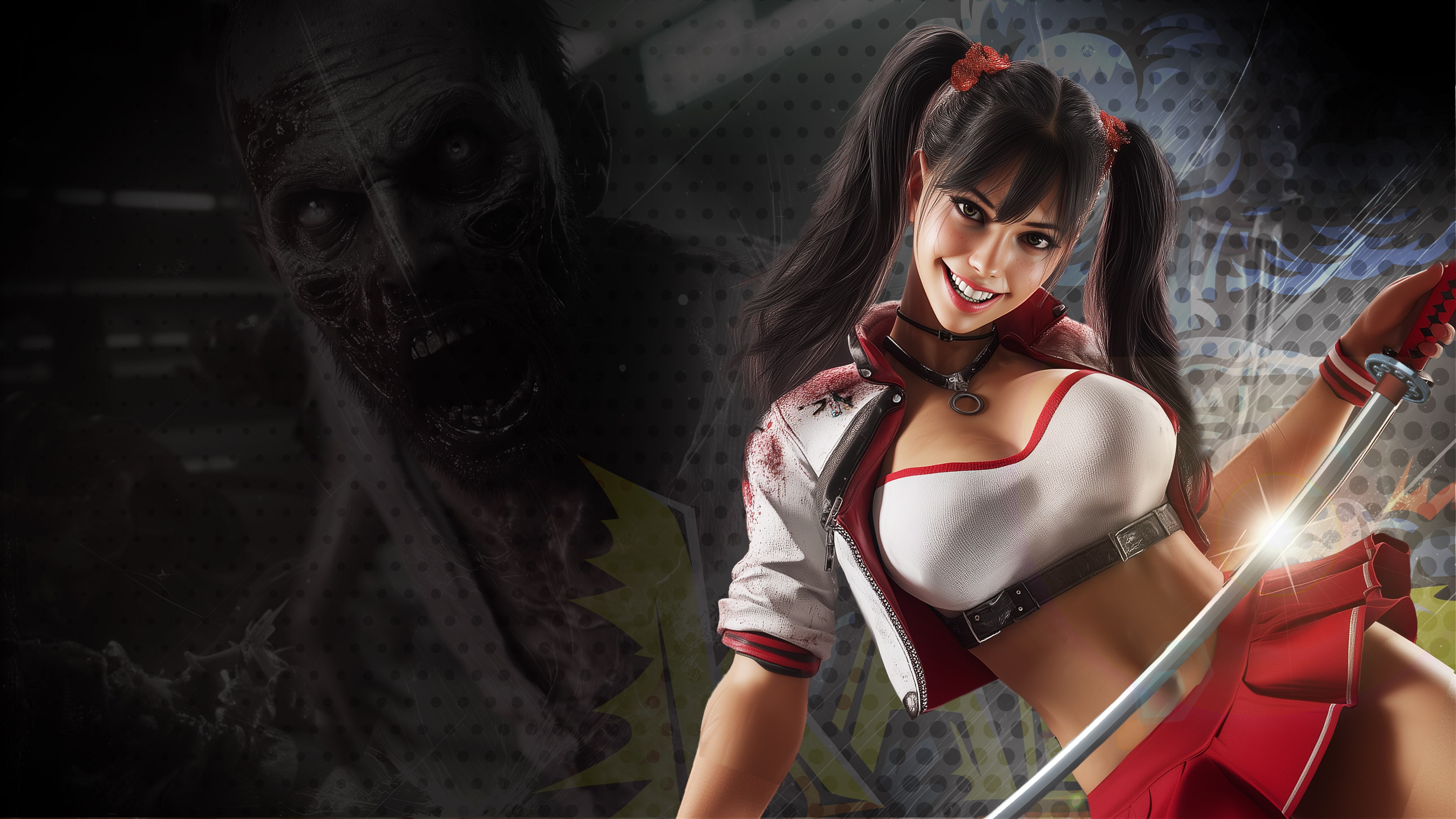 Cheerleader vs Zombie