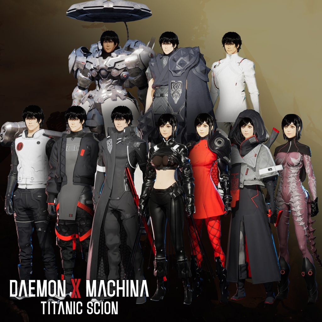Daemon X Machina: Titanic Scion - Sovereign Axiom Outfit Set