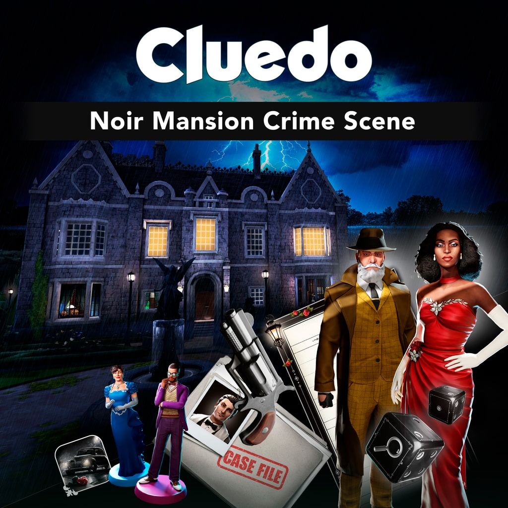 Cluedo: Noir Mansion Crime Scene