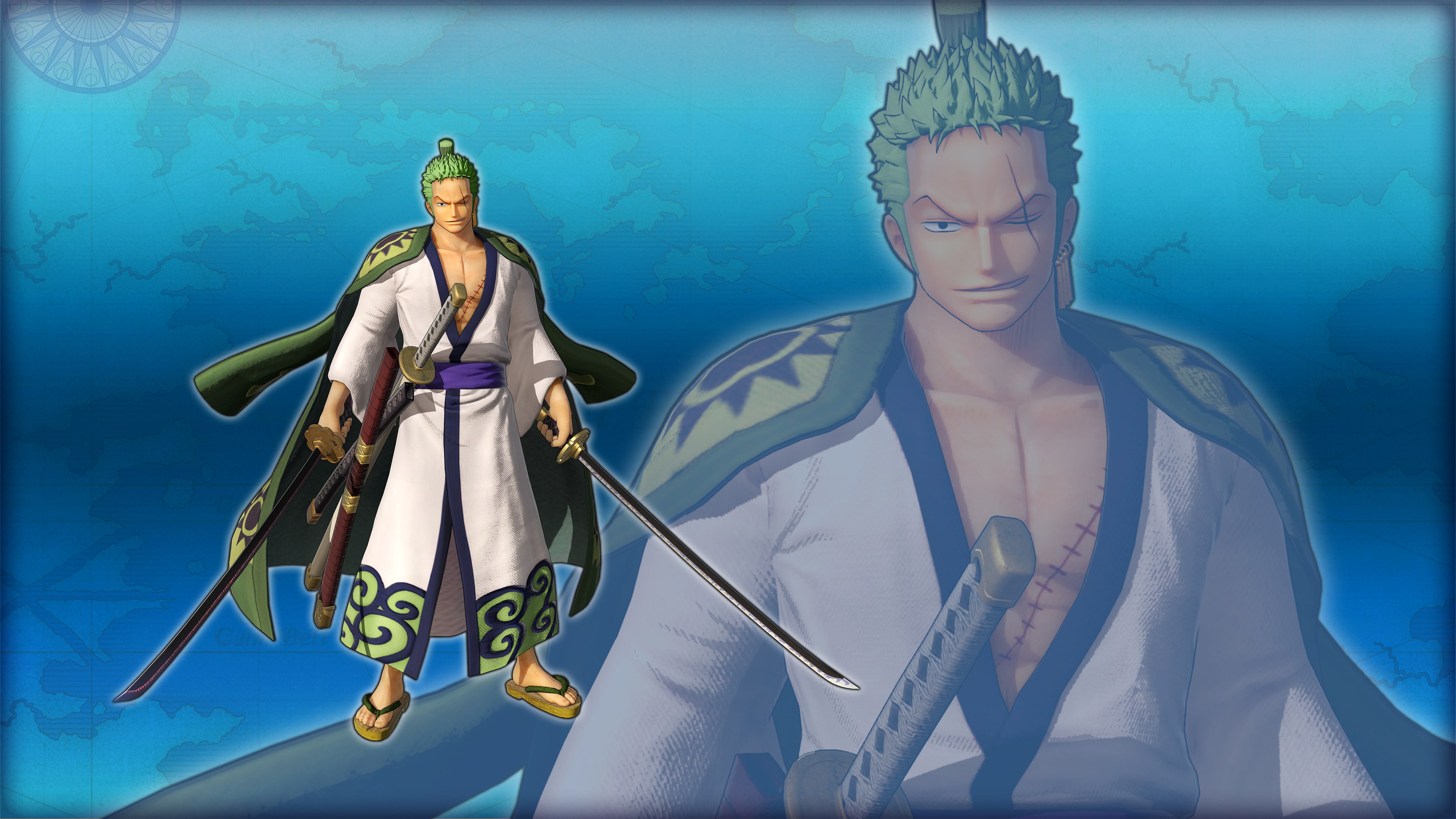 ONE PIECE: PIRATE WARRIORS 4 Zoro Costume "Zorojuro" (English Ver.)