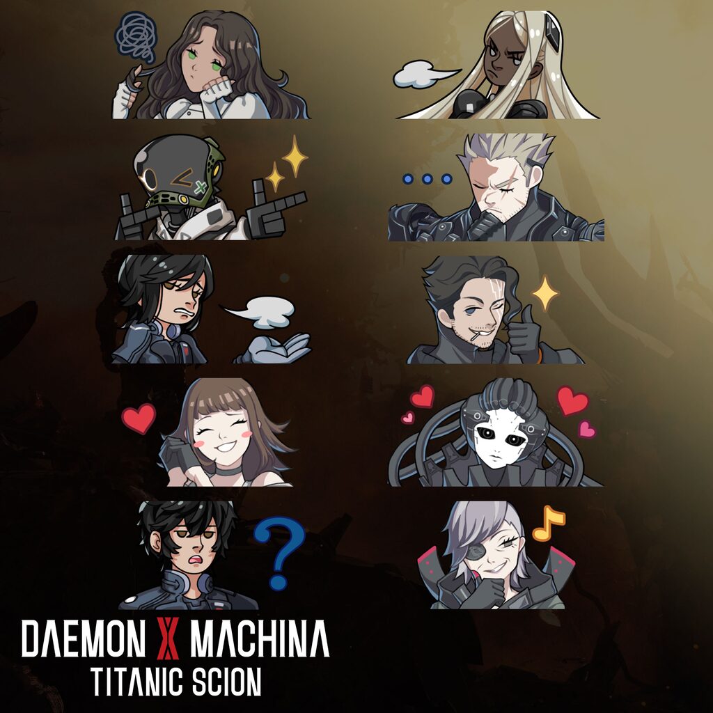 Daemon X Machina: Titanic Scion - Stamp Set