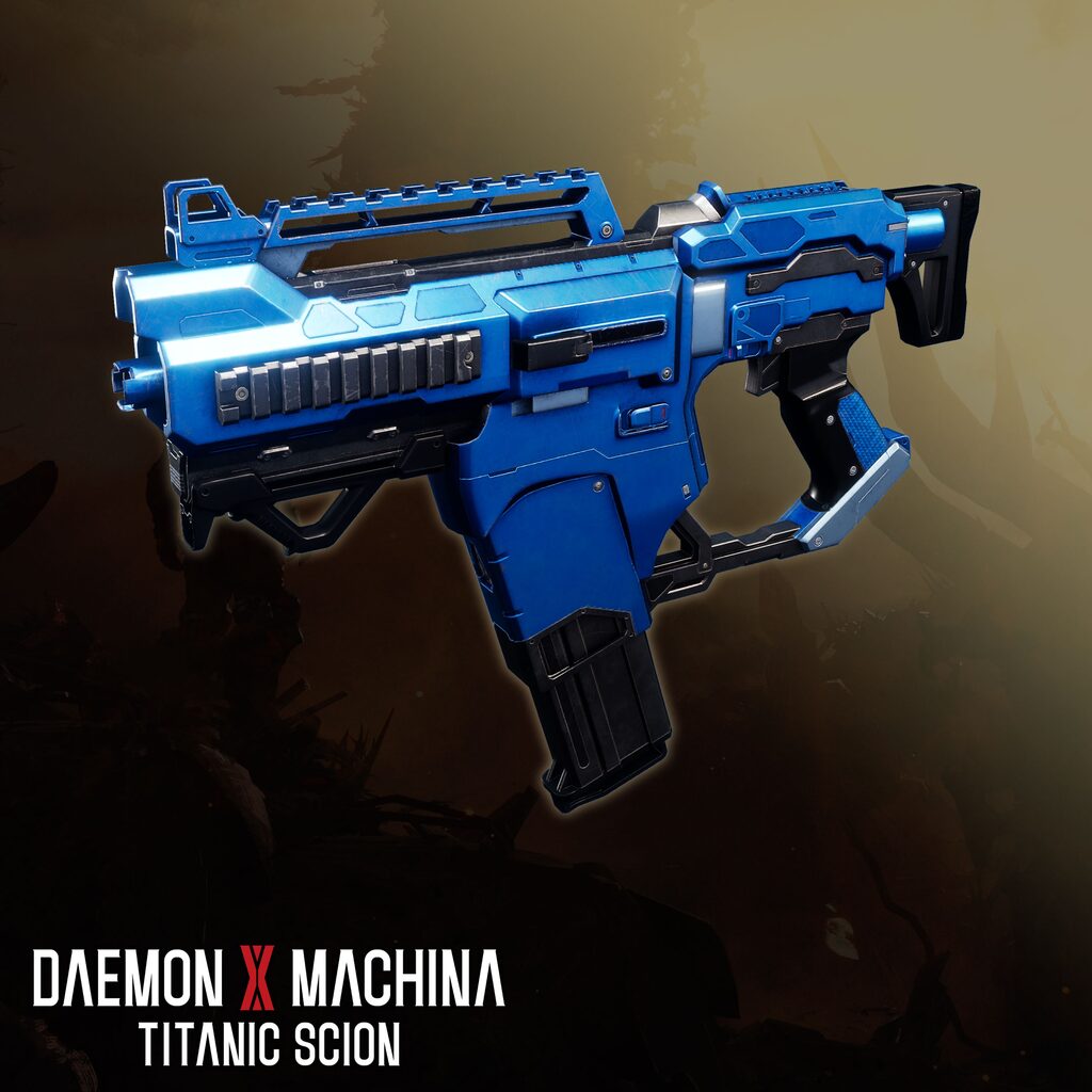 Daemon X Machina: Titanic Scion - Metallic Equipment - Silver Raven (Machine Gun)