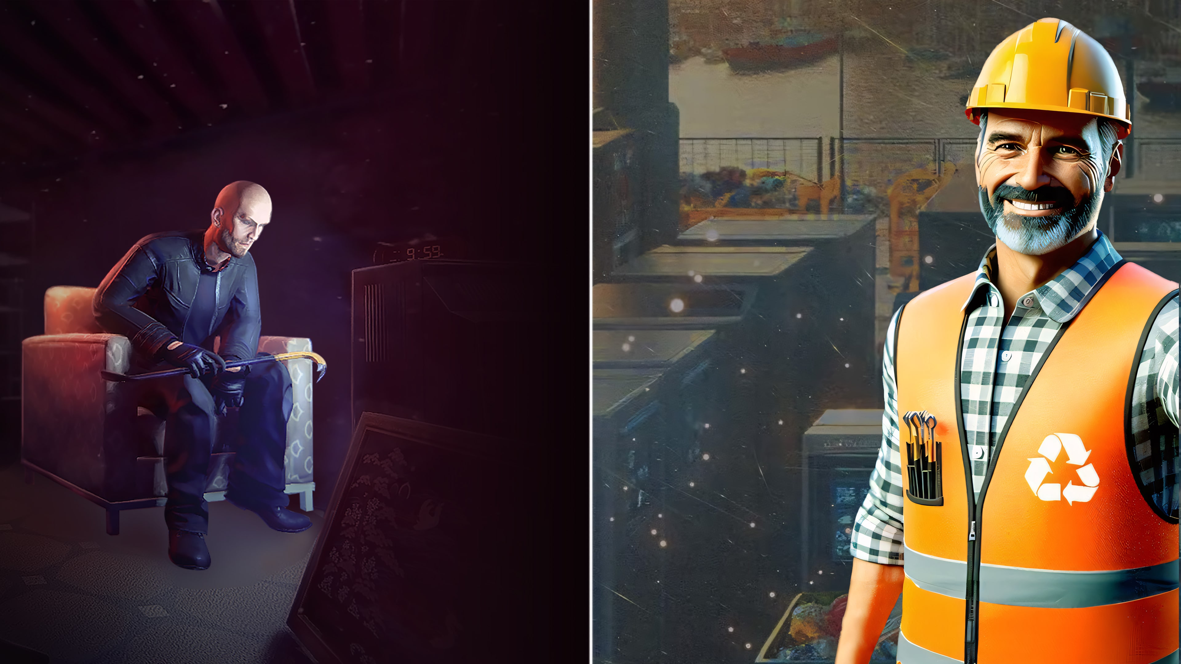 Recycling Center Simulator & Thief Simulator