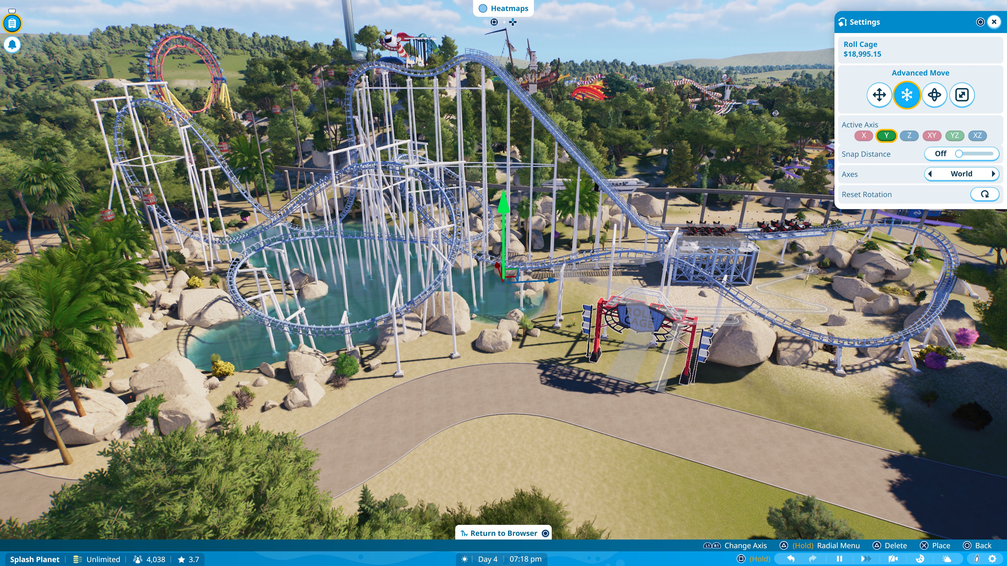 #3. Planet Coaster 2: Deluxe Edition (PlayStation) От: Frontier Developments PLC