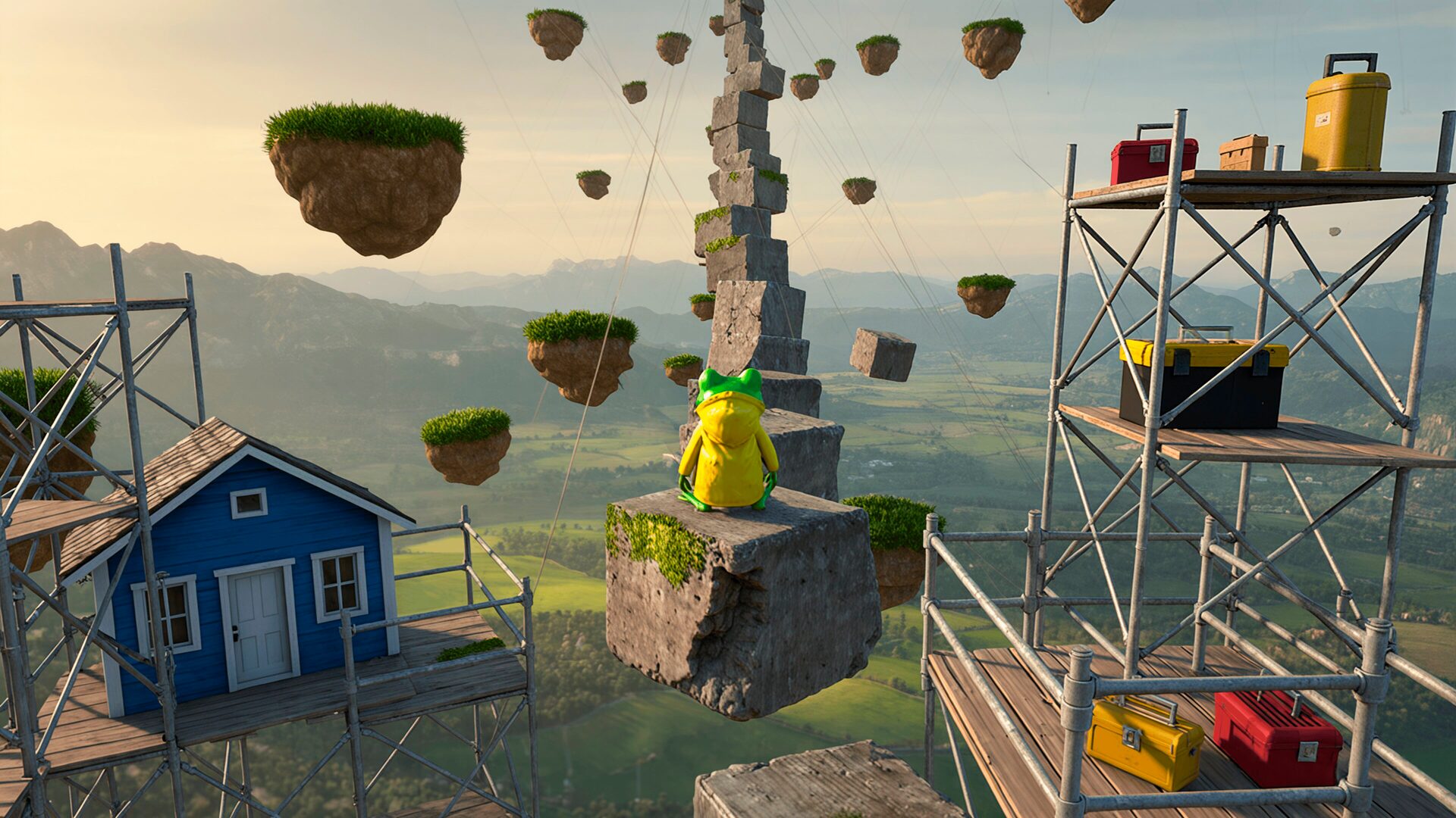 Frogging Up: Frog Climb Rage Game